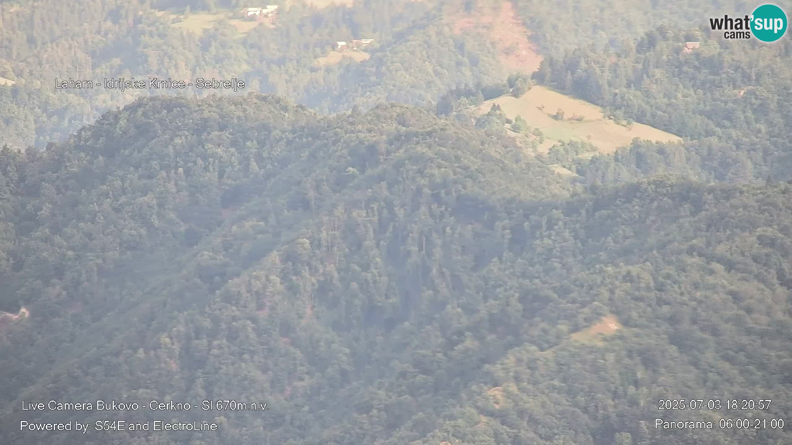 Webcam Bukovo – Baška grapa | Cerkno | Slovénie