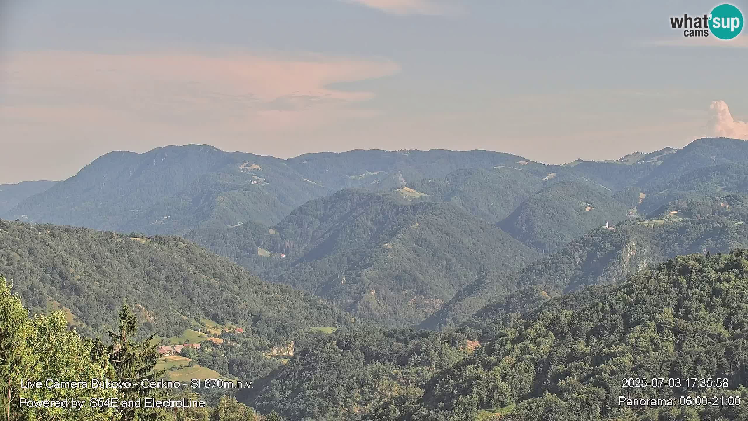 Webcam Bukovo – Baška grapa | Cerkno | Slovenia
