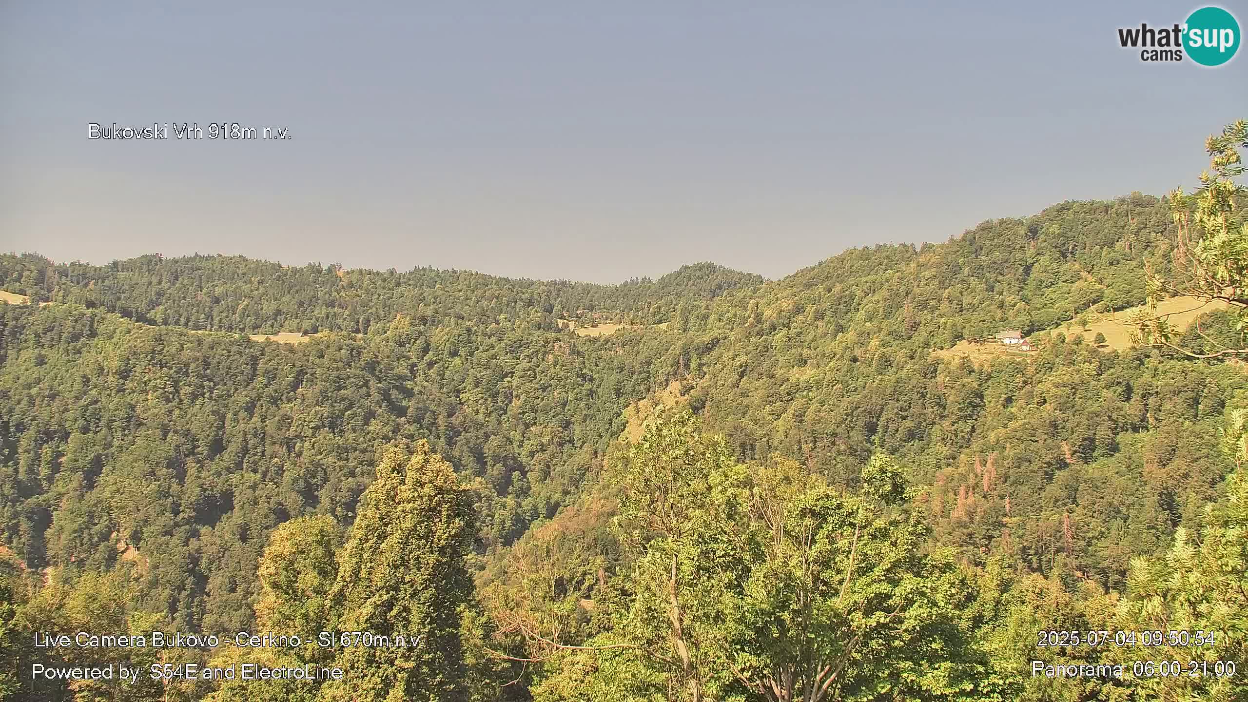 Webcam Bukovo – Baška grapa | Cerkno | Slovénie