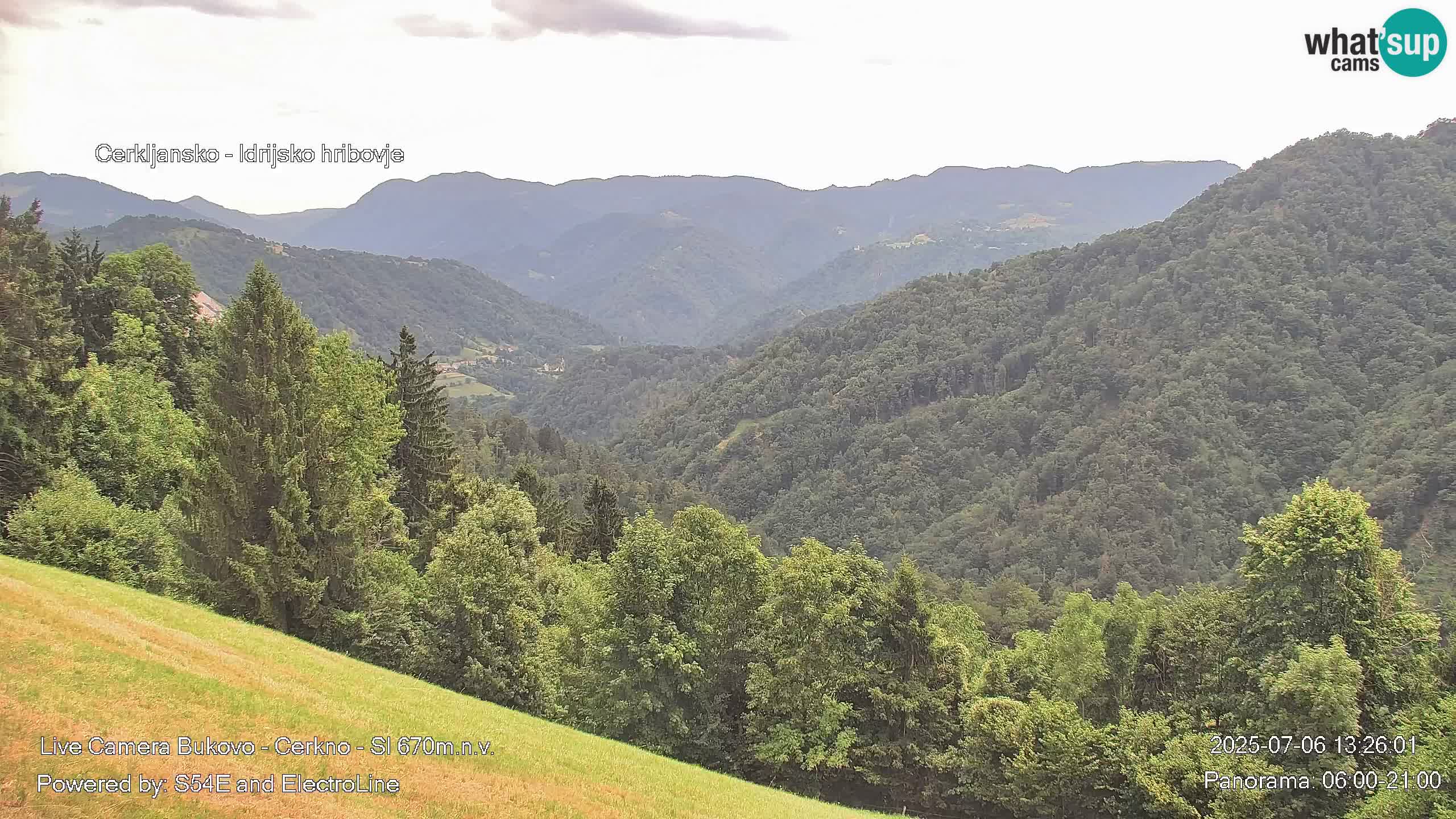 Web kamera Bukovo – Baška grapa | Cerkno | Slovenija