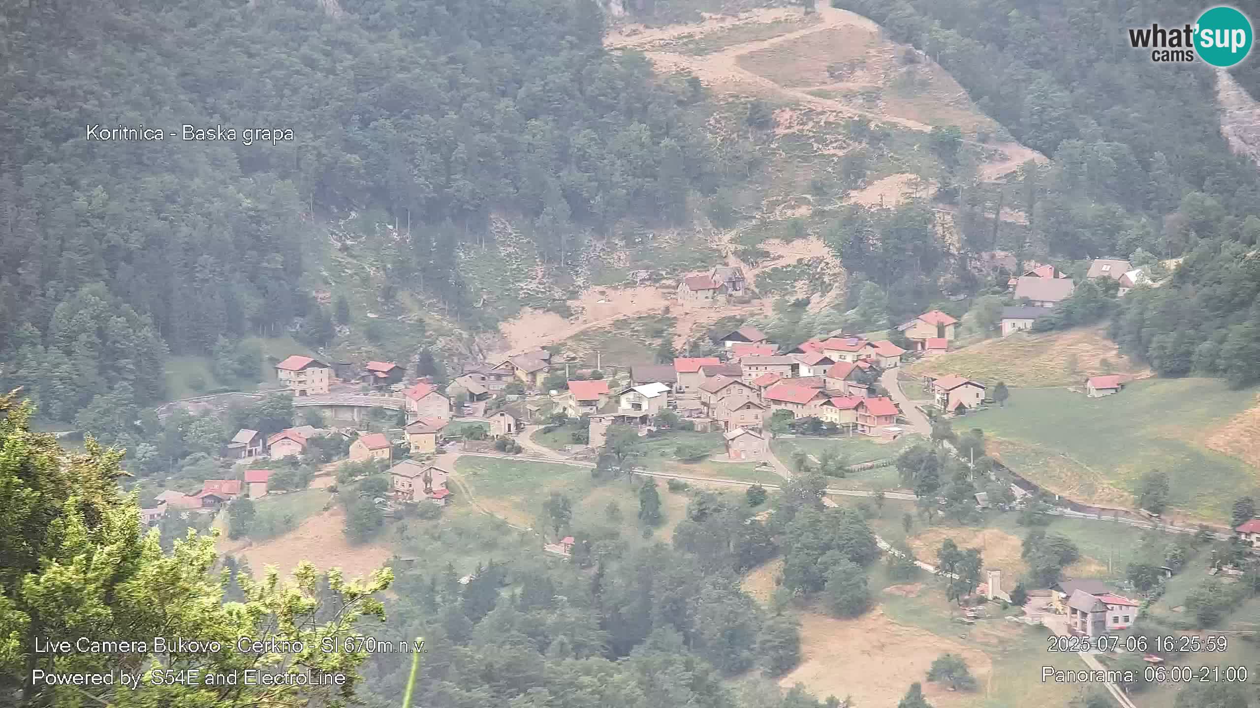Webcam Bukovo – Baška grapa | Cerkno | Slovenia