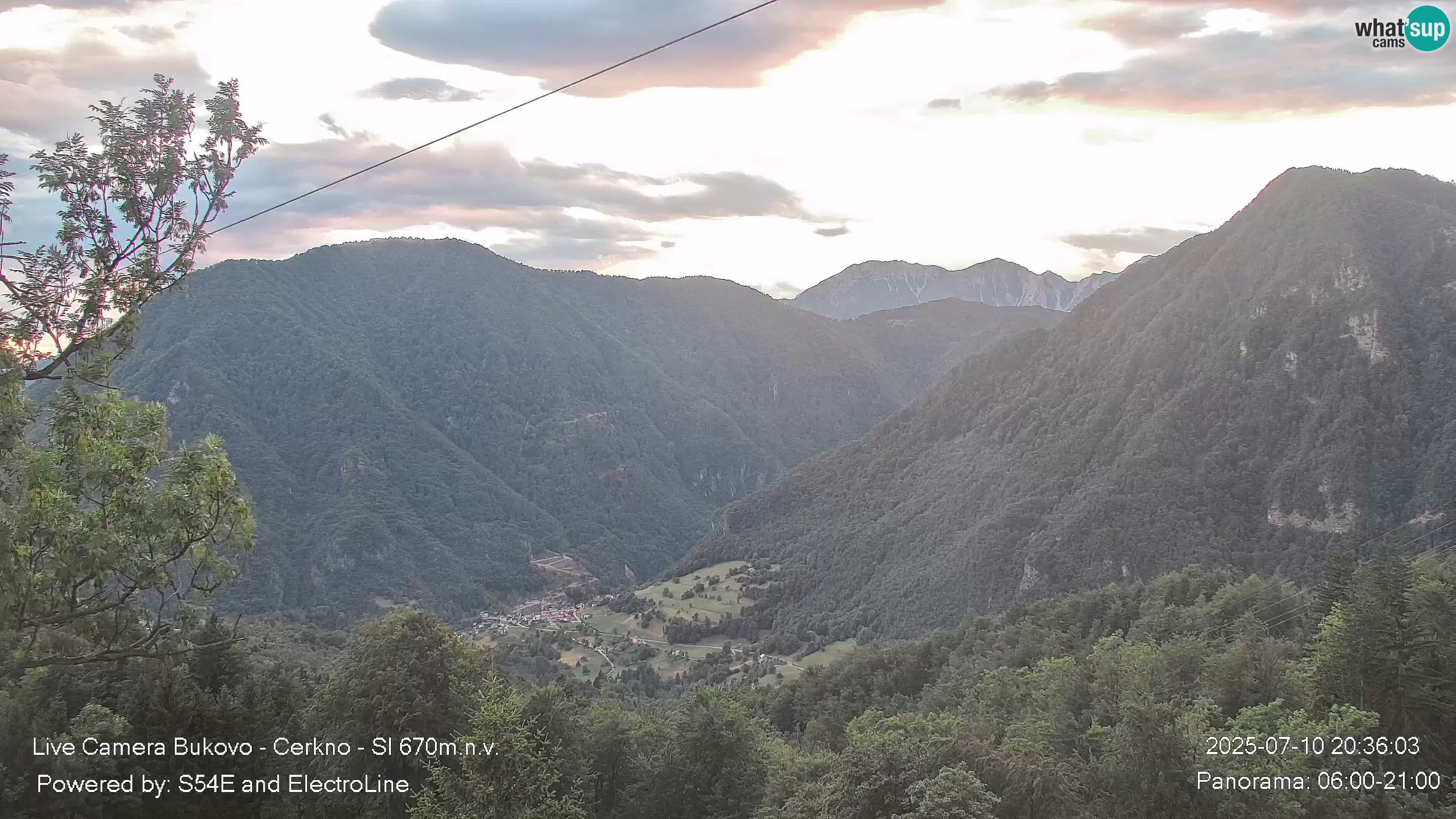 Webcam Bukovo – Baška grapa | Cerkno | Slovénie