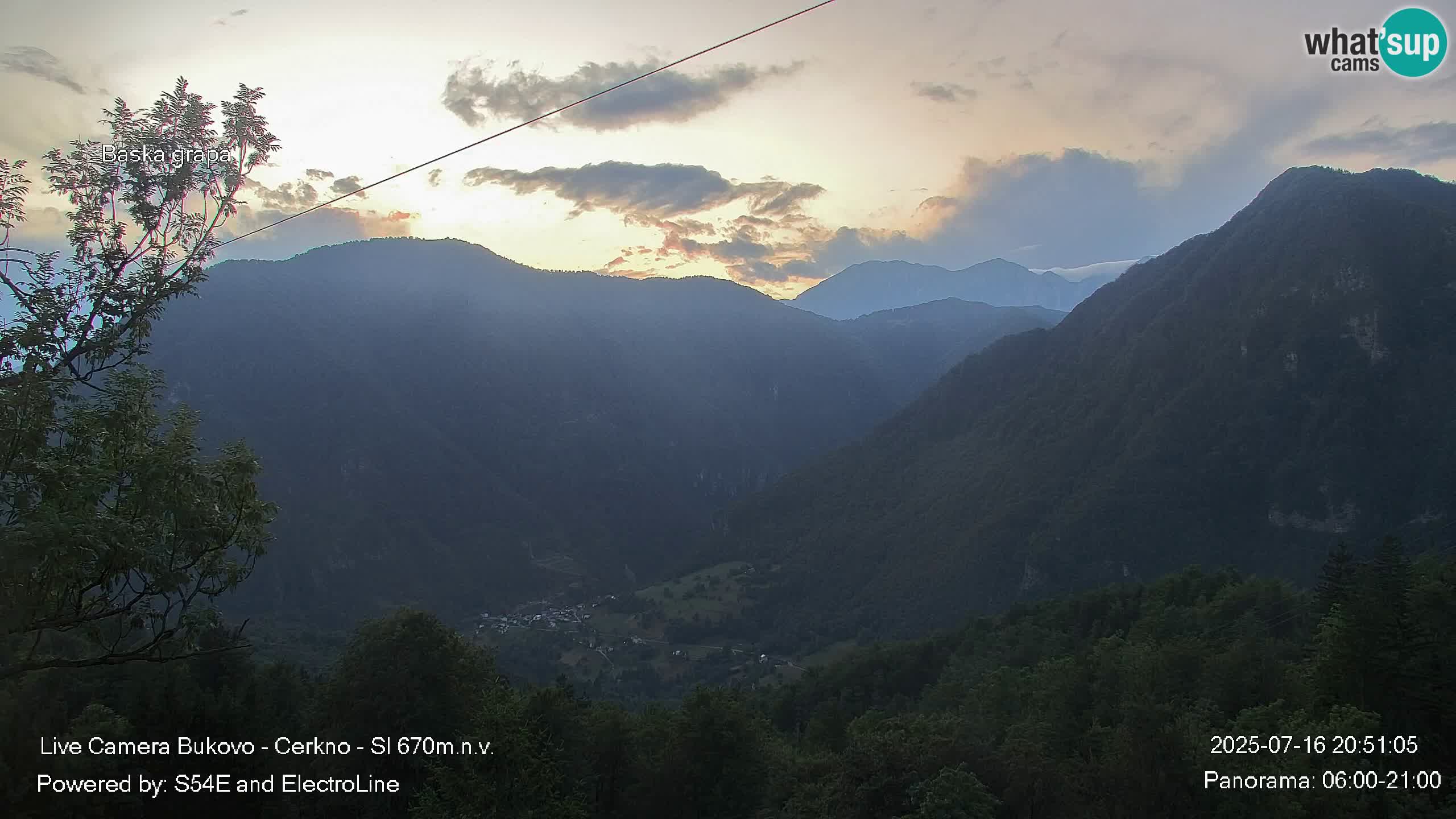 Bukovo Webcam – Baška grapa | Cerkno | Slowenien