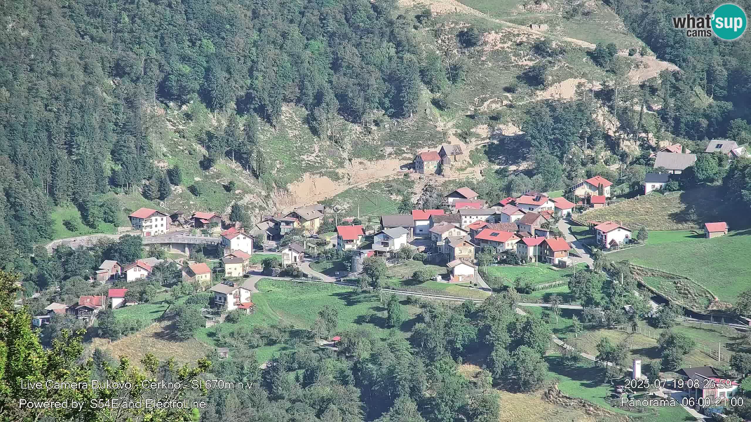 Webcam Bukovo – Baška grapa | Cerkno | Slovenia