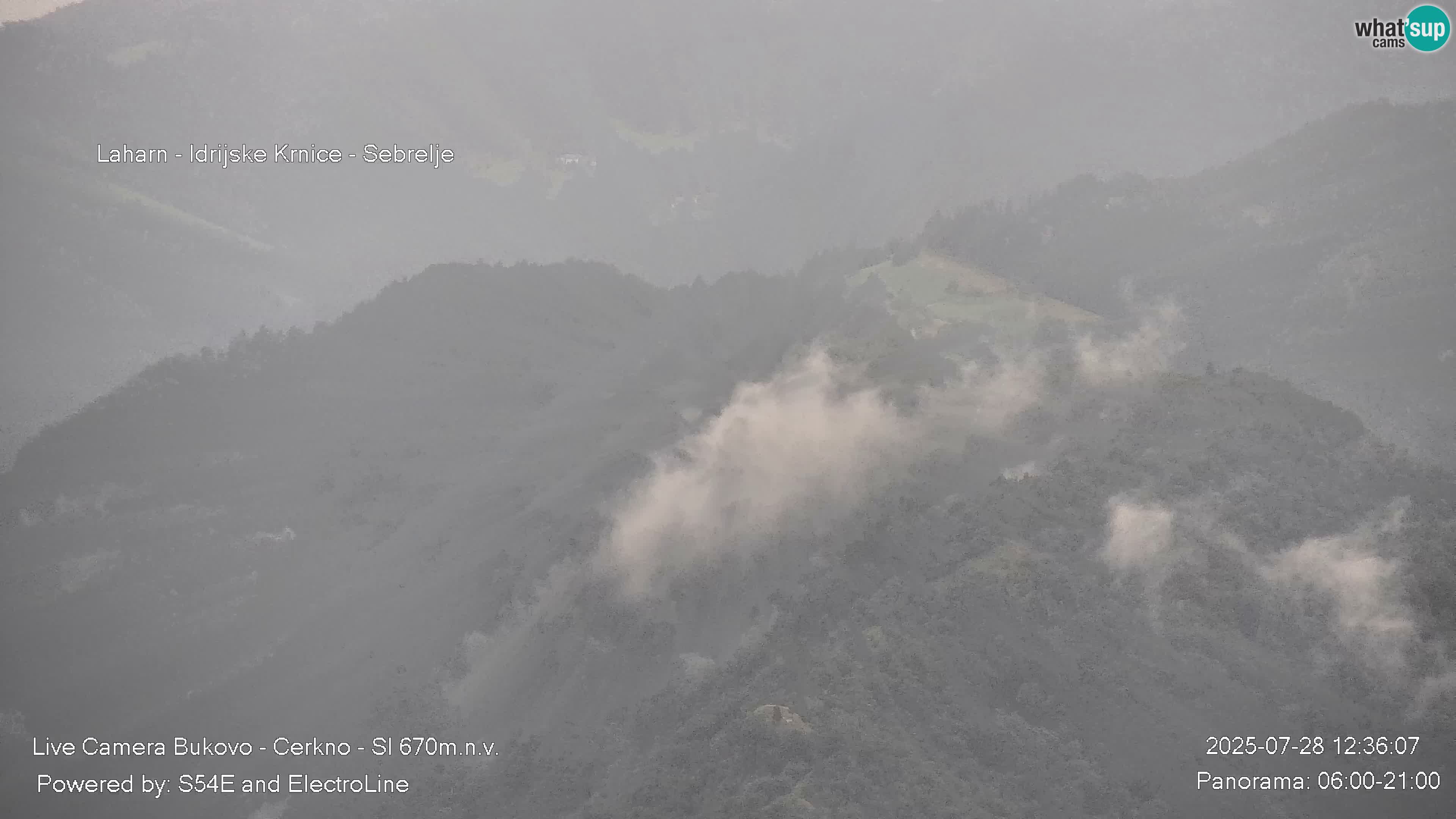 Webcam Bukovo – Baška grapa | Cerkno | Slovenia