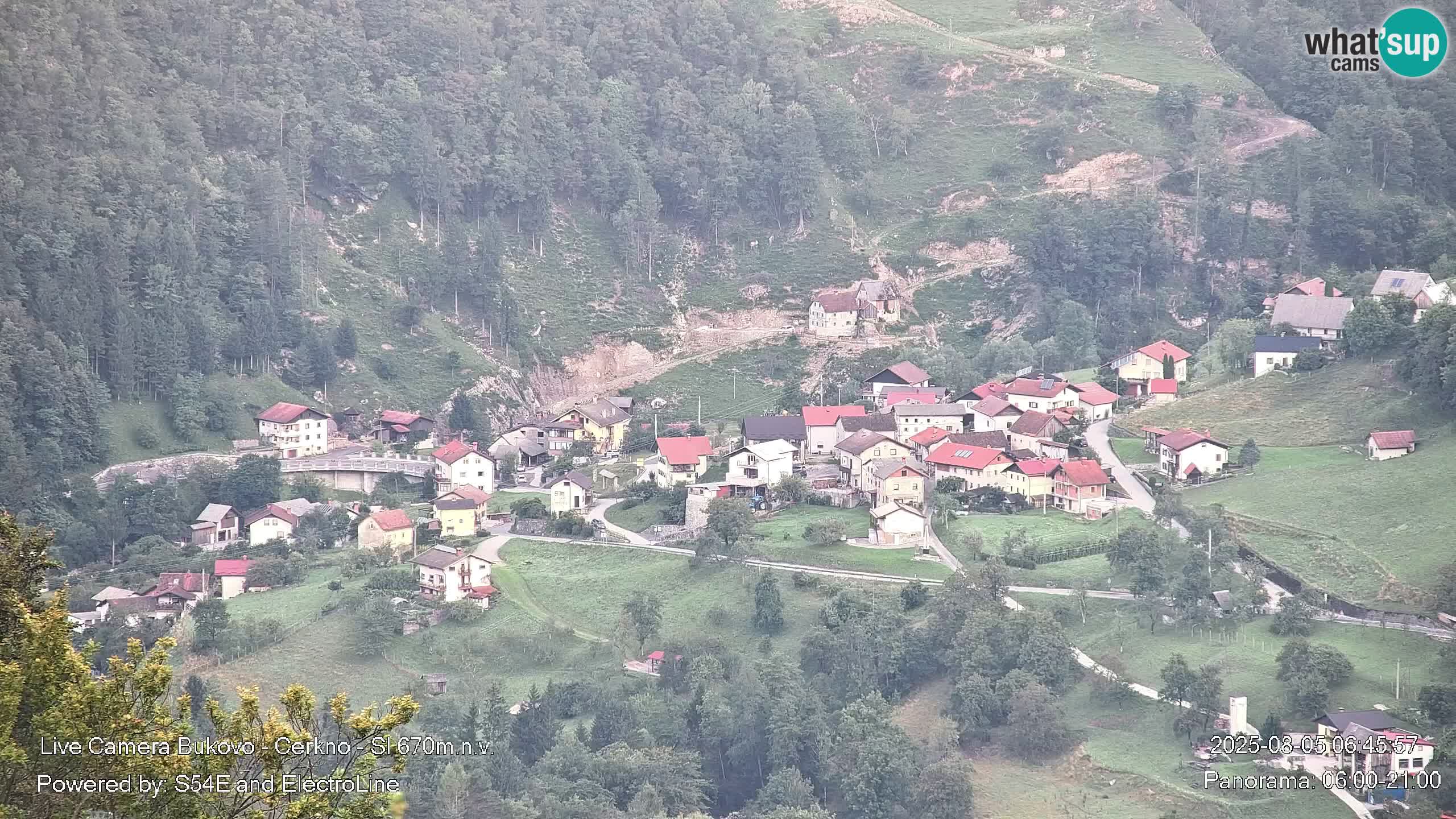 Webcam Bukovo – Baška grapa | Cerkno | Slovenia