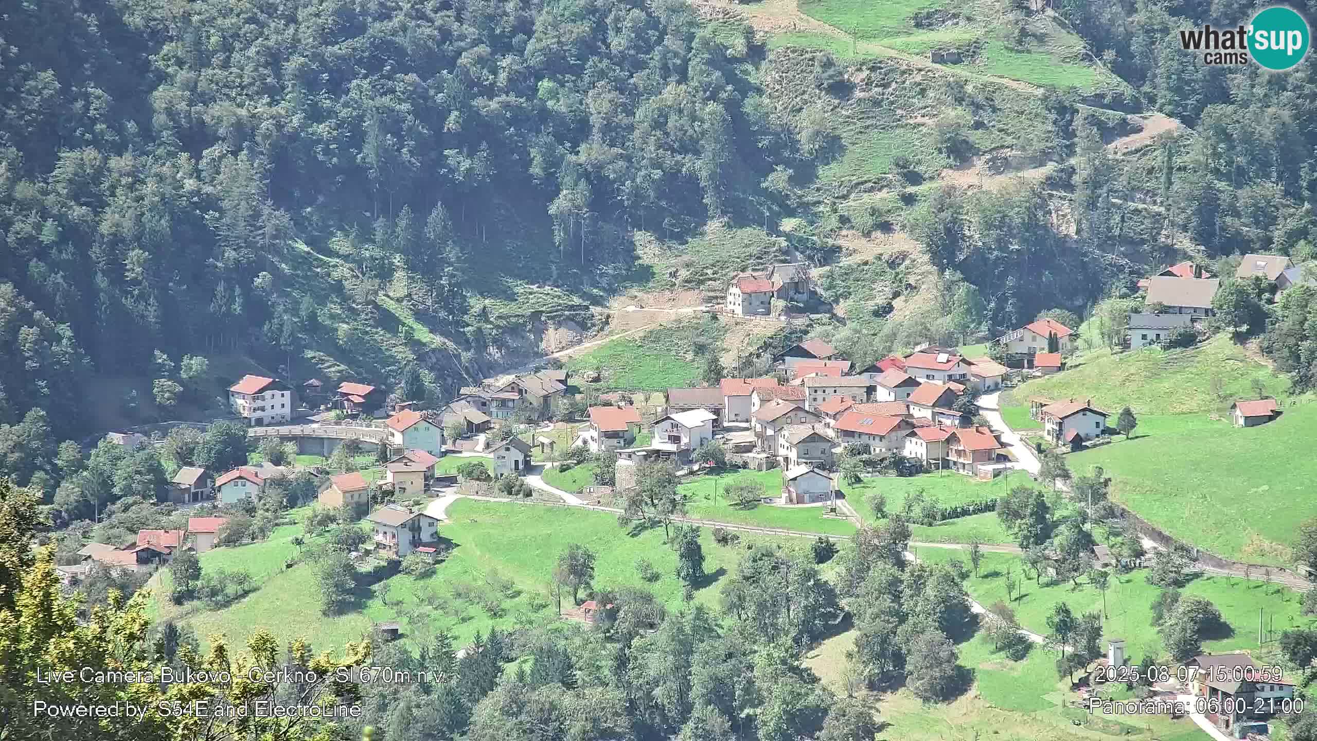 Webcam Bukovo – Baška grapa | Cerkno | Slovenia