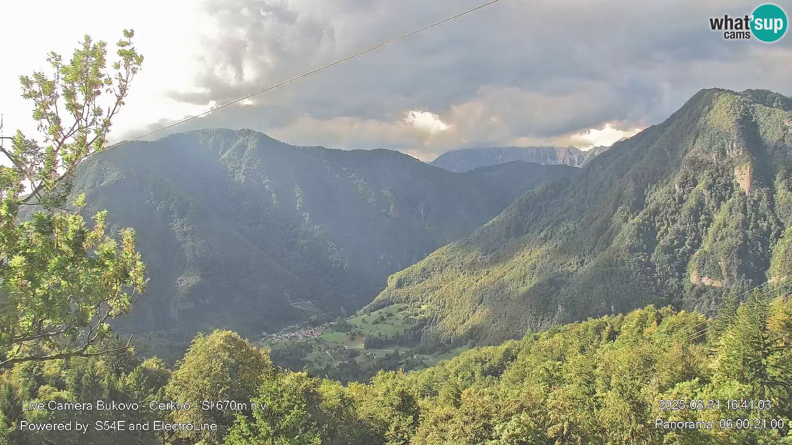 Webcam Bukovo – Baška grapa | Cerkno | Slovénie