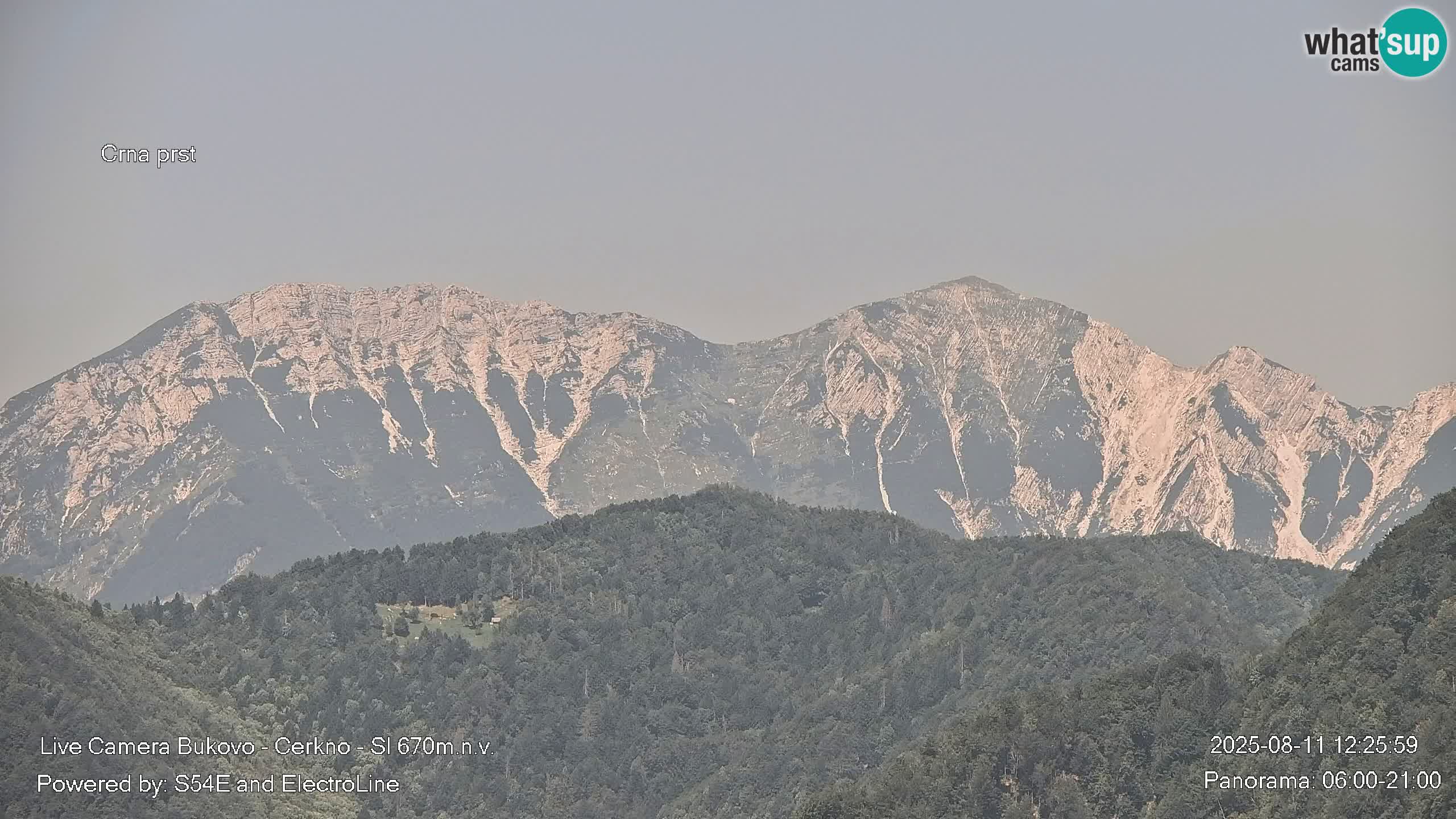 Web kamera Bukovo – Baška grapa | Cerkno | Slovenija