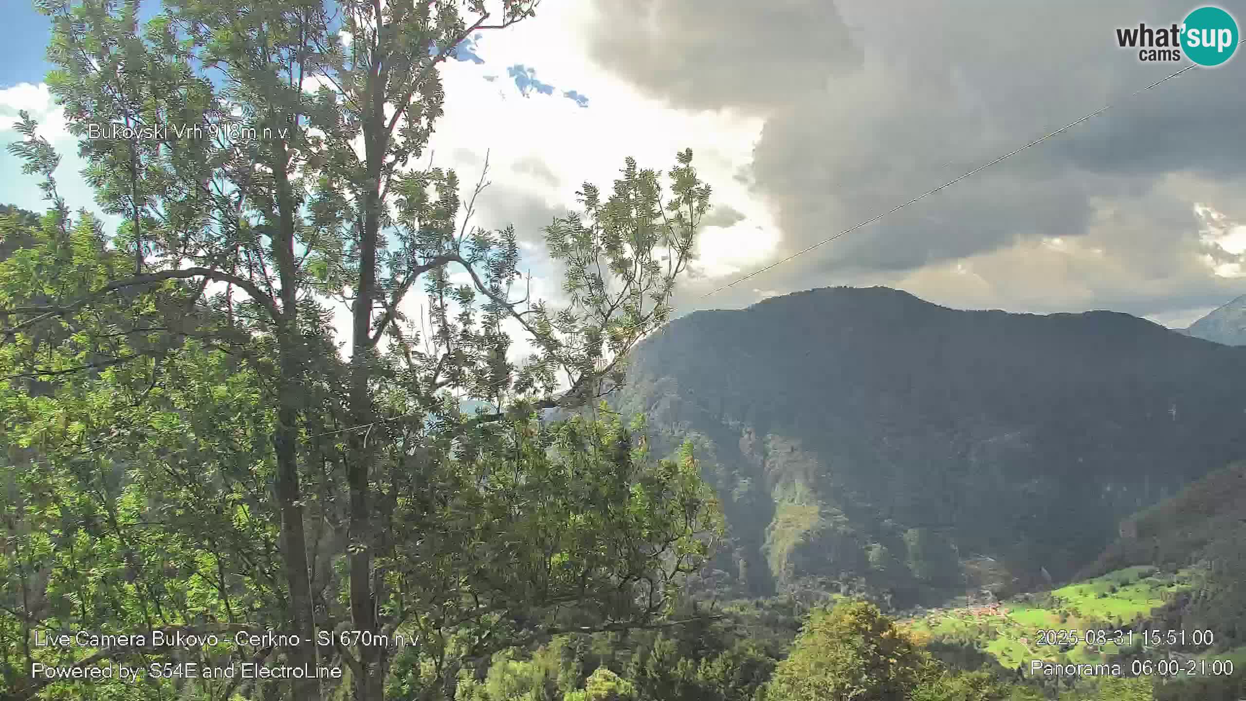 Webcam Bukovo – Baška grapa | Cerkno | Slovenia