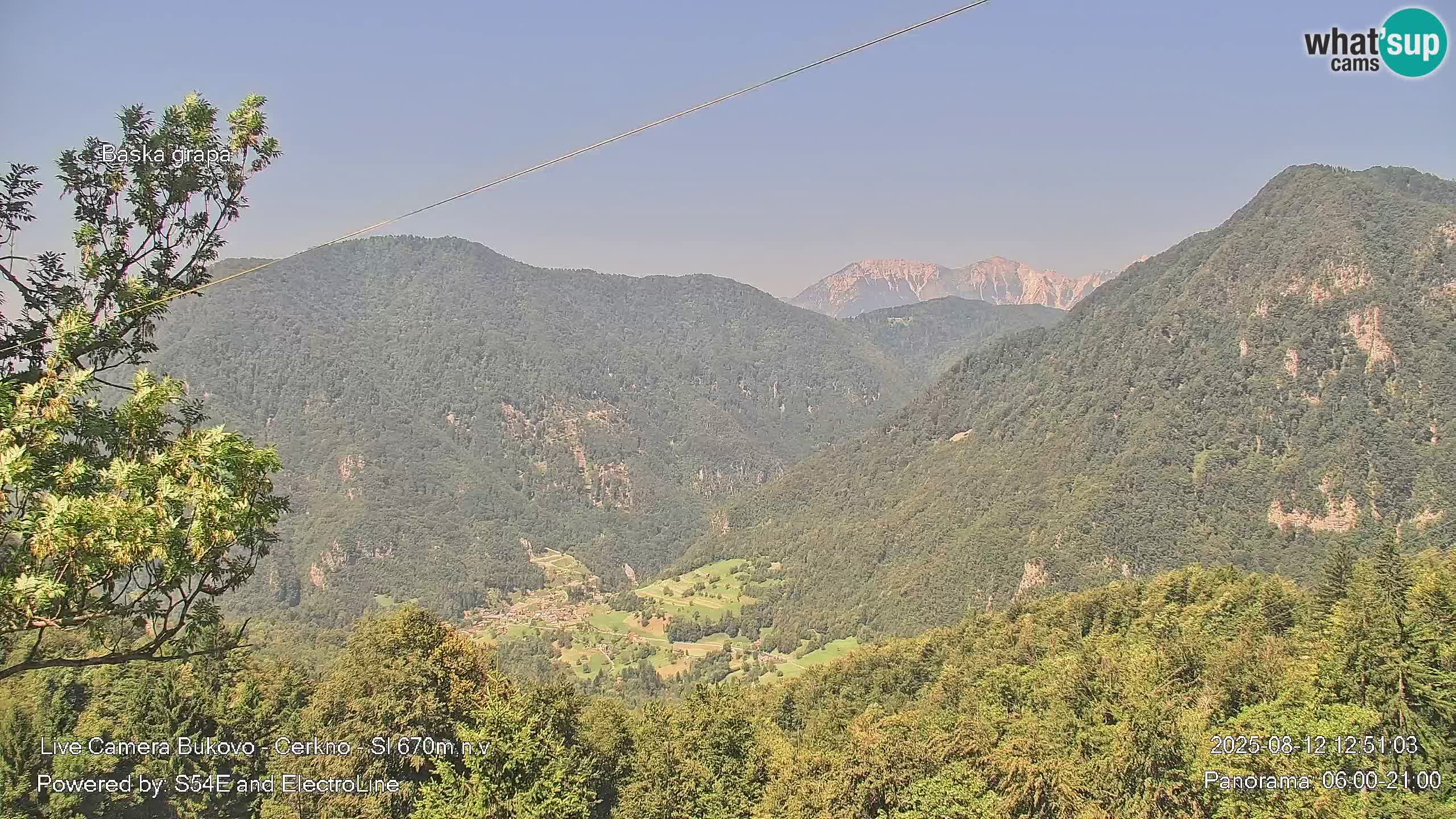 Bukovo Webcam – Baška grapa | Cerkno | Slowenien