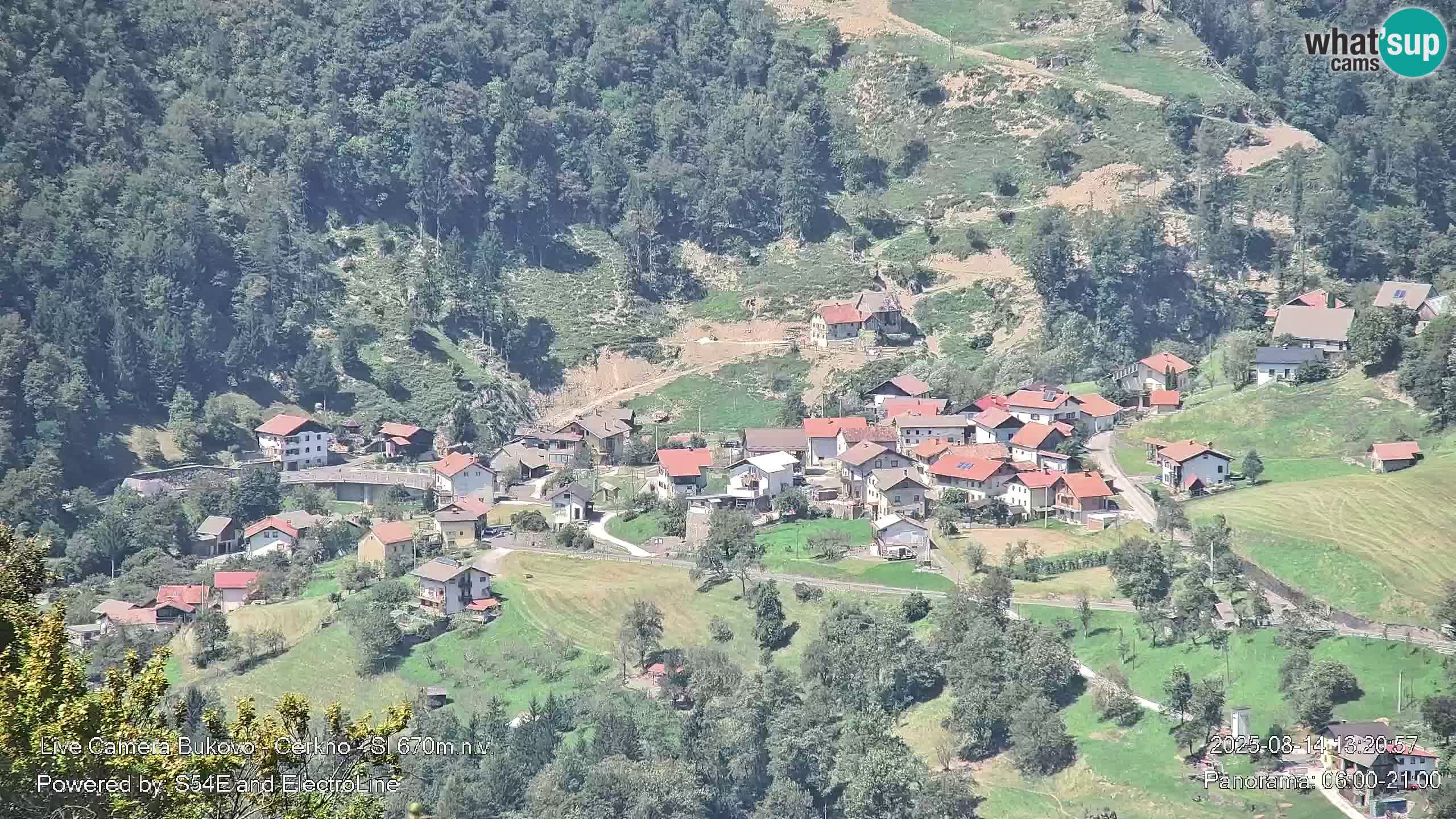 Webcam Bukovo – Baška grapa | Cerkno | Slovénie
