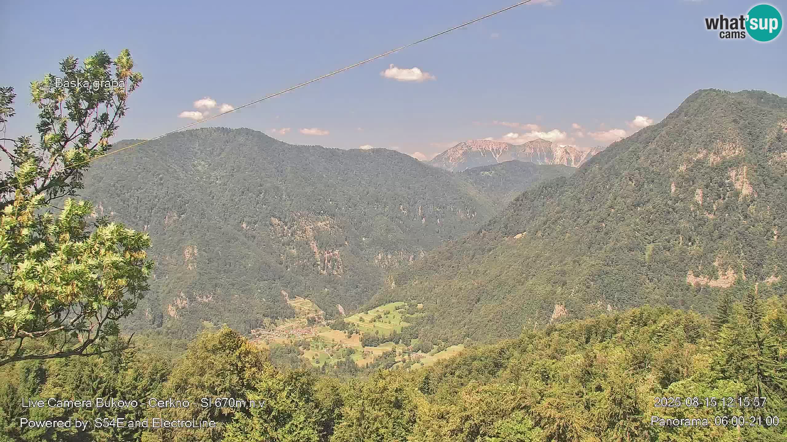 Bukovo Webcam – Baška grapa | Cerkno | Slowenien