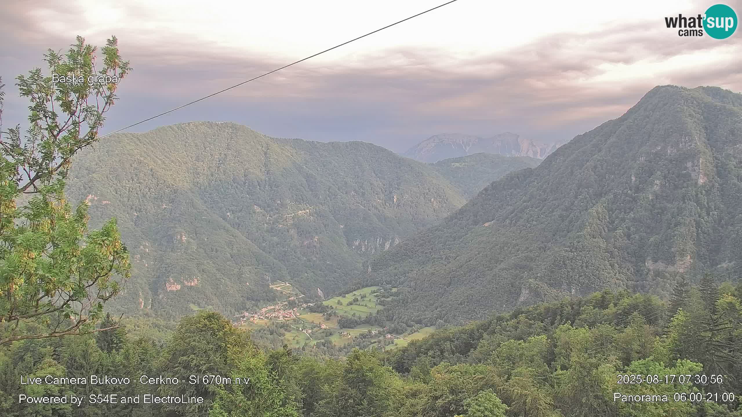 Webcam Bukovo – Baška grapa | Cerkno | Slovenia