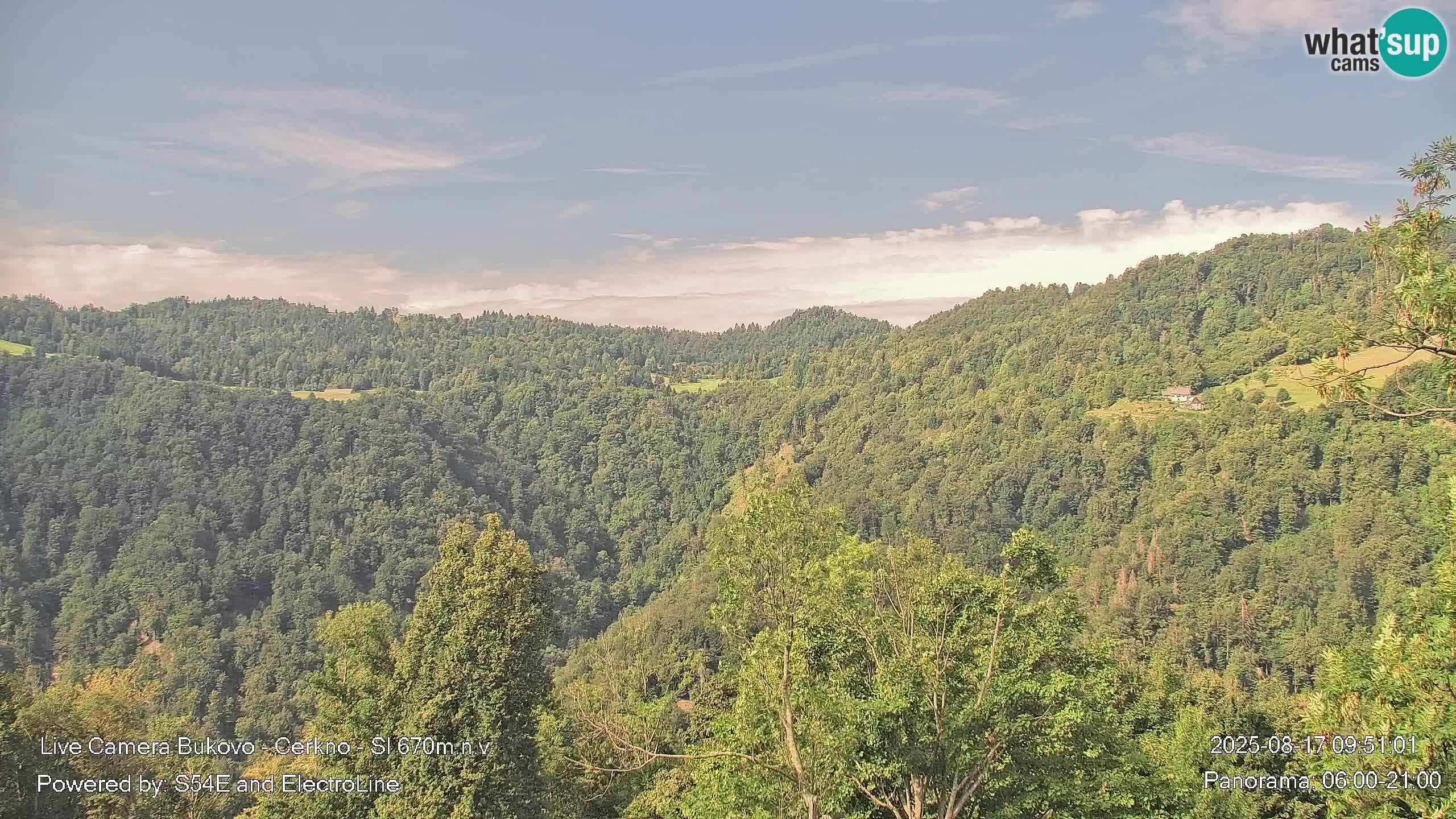 Webcam Bukovo – Baška grapa | Cerkno | Slovénie