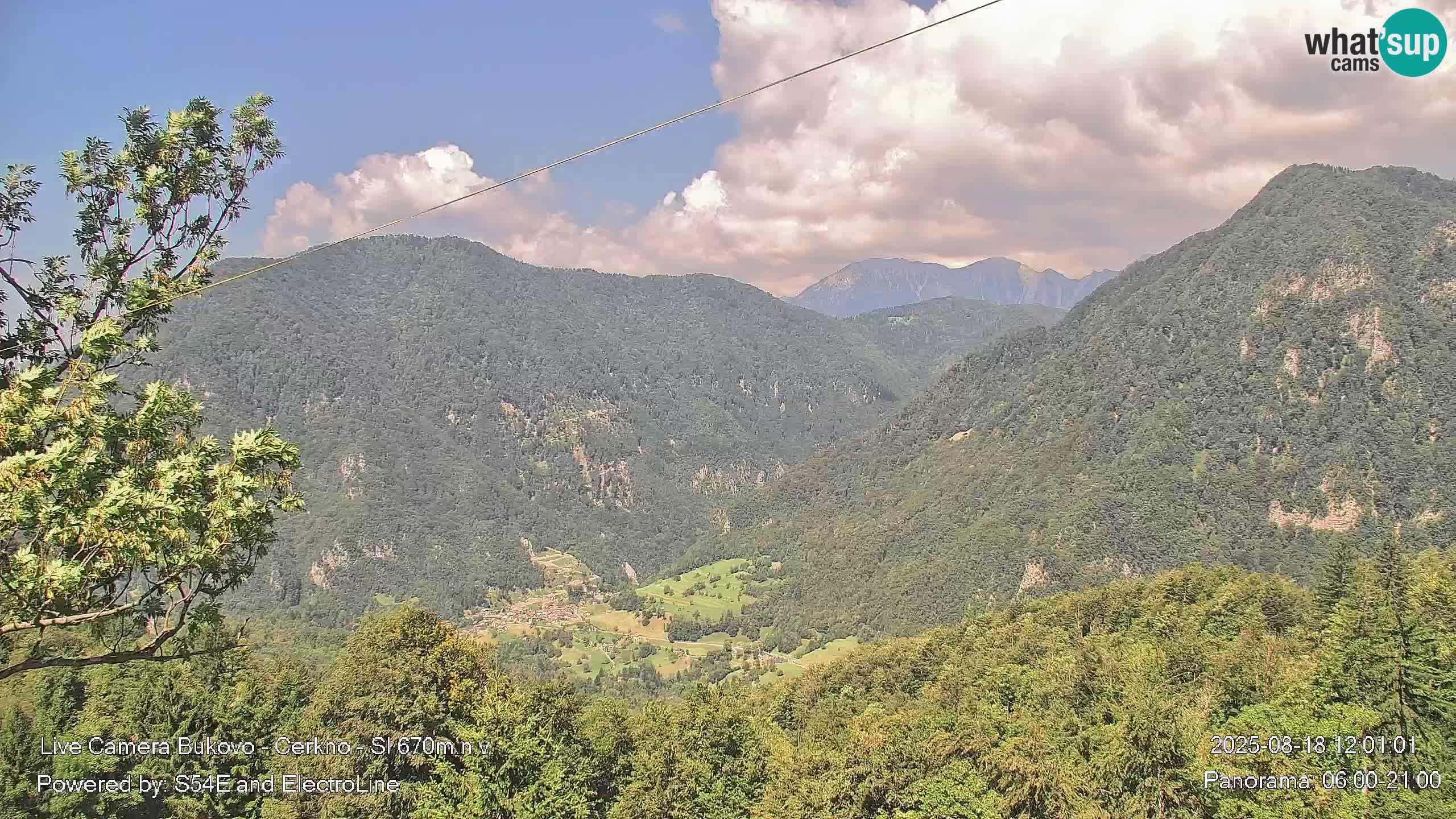 Bukovo Webcam – Baška grapa | Cerkno | Slowenien