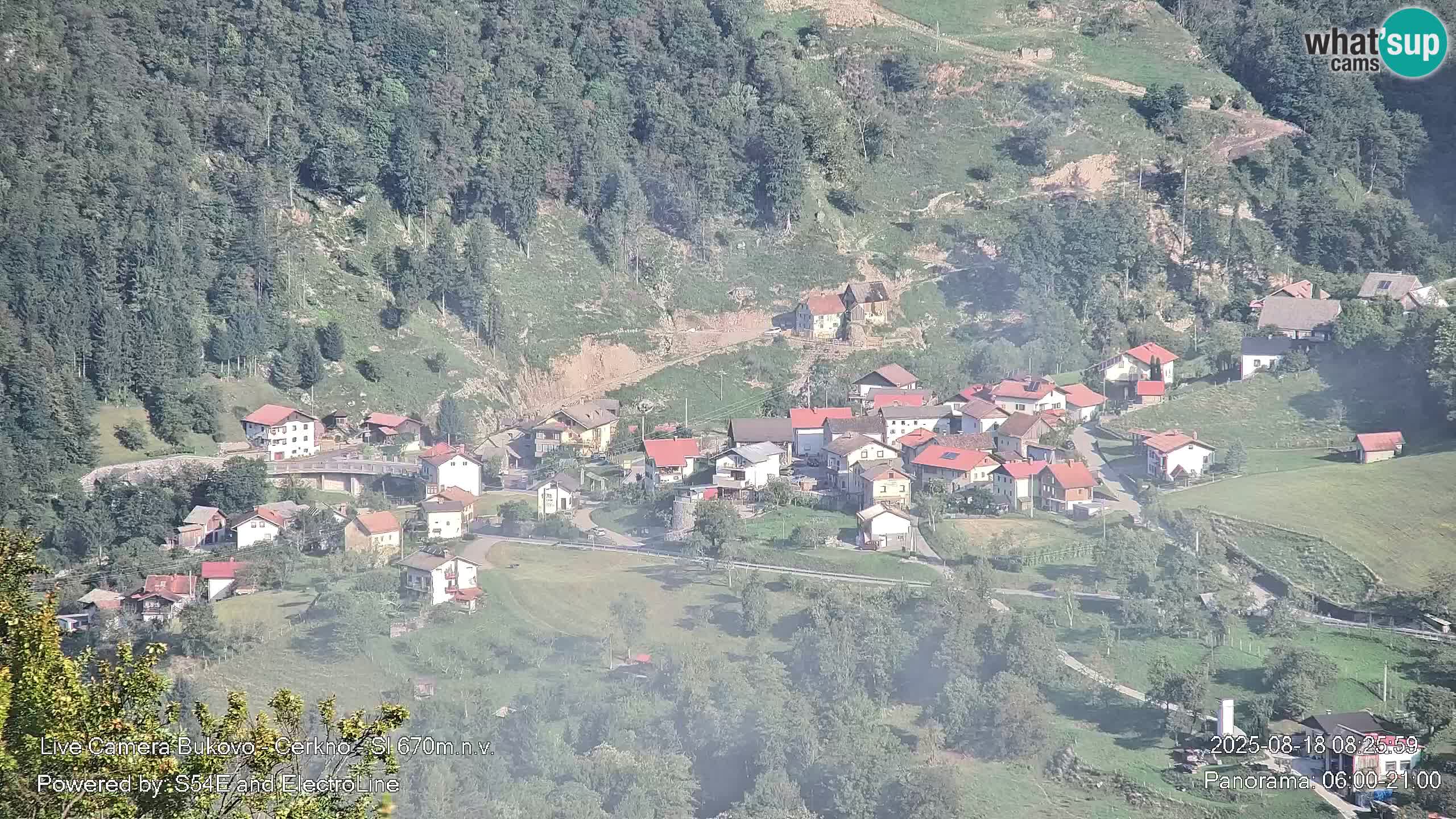 Web kamera Bukovo – Baška grapa | Cerkno | Slovenija
