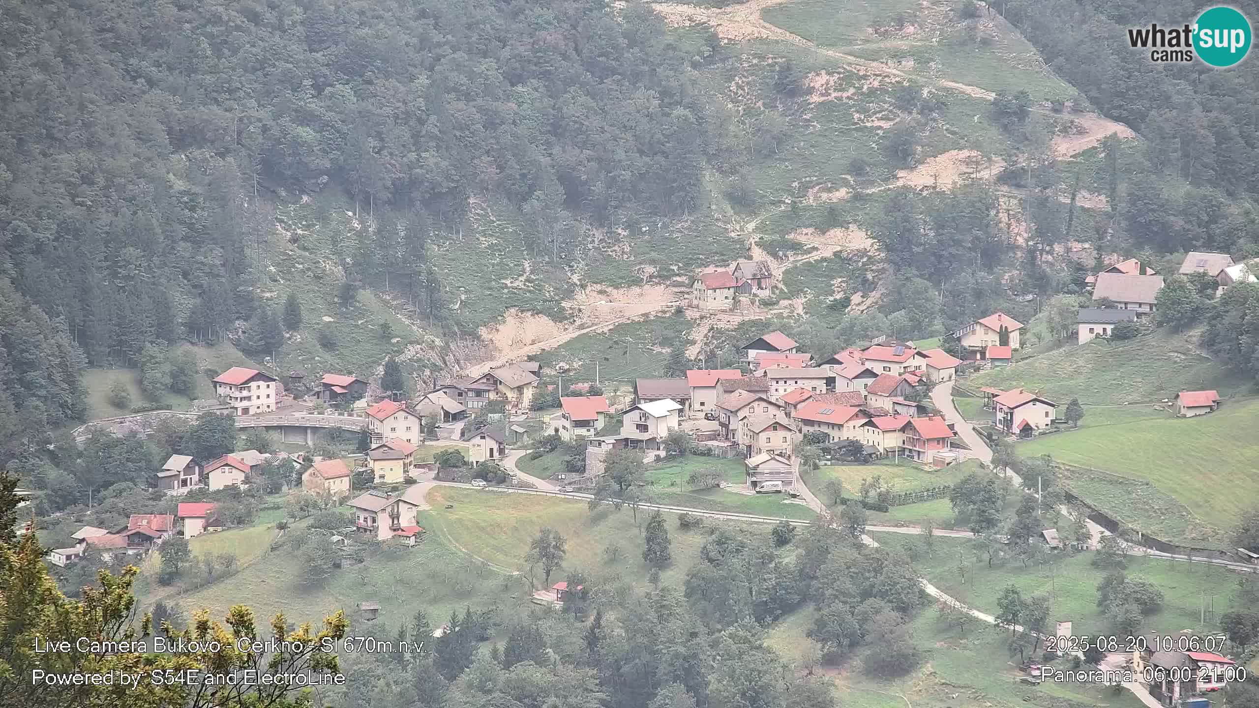 Web kamera Bukovo – Baška grapa | Cerkno | Slovenija