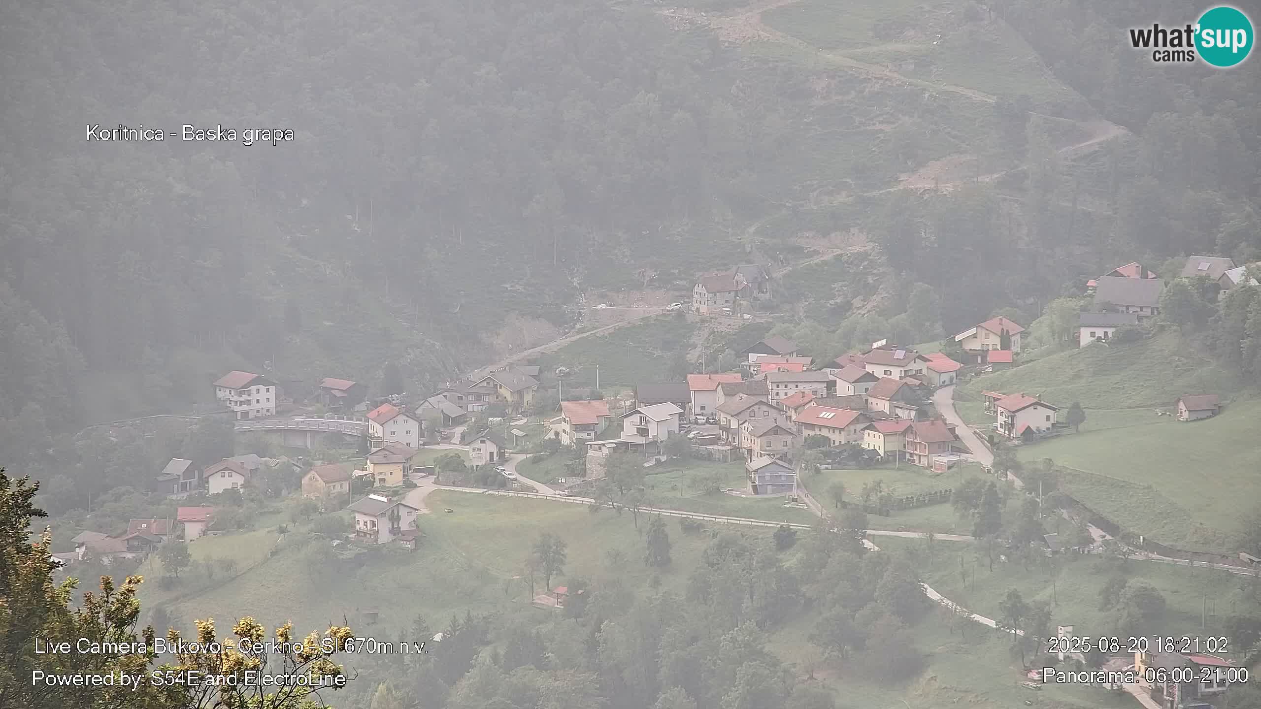 Webcam Bukovo – Baška grapa | Cerkno | Slovenia