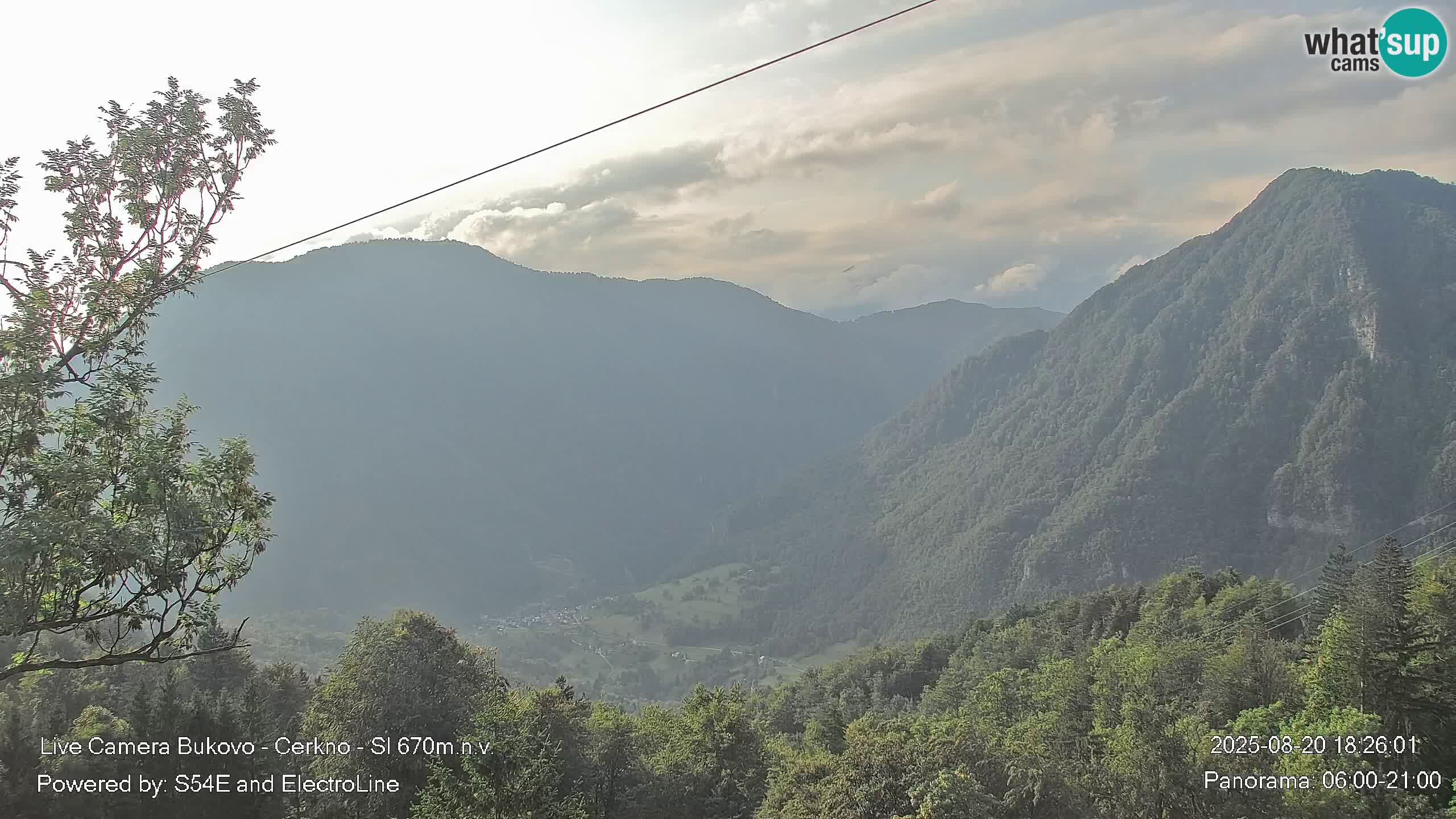 Webcam Bukovo – Baška grapa | Cerkno | Slovénie