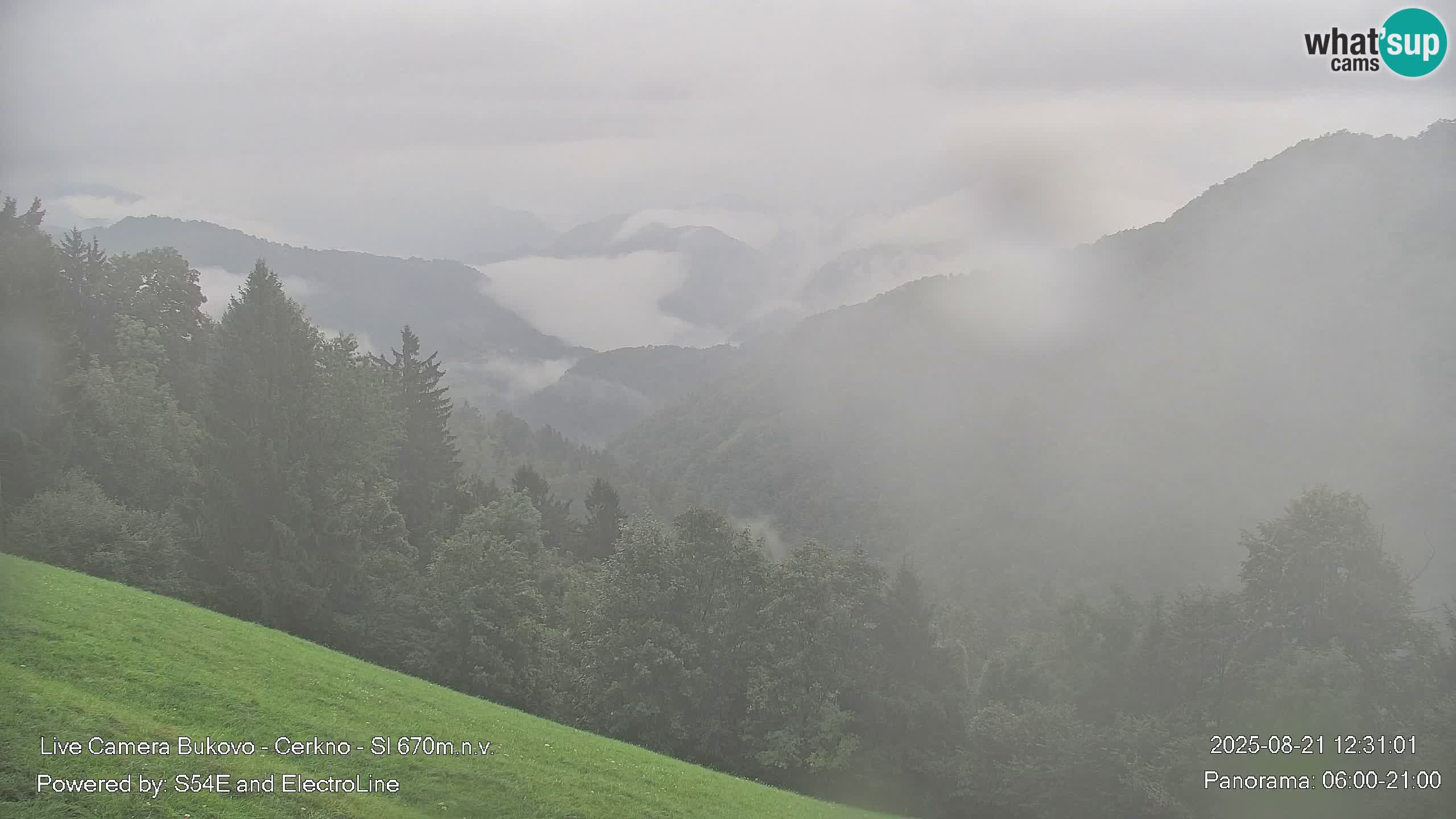 Web kamera Bukovo – Baška grapa | Cerkno | Slovenija