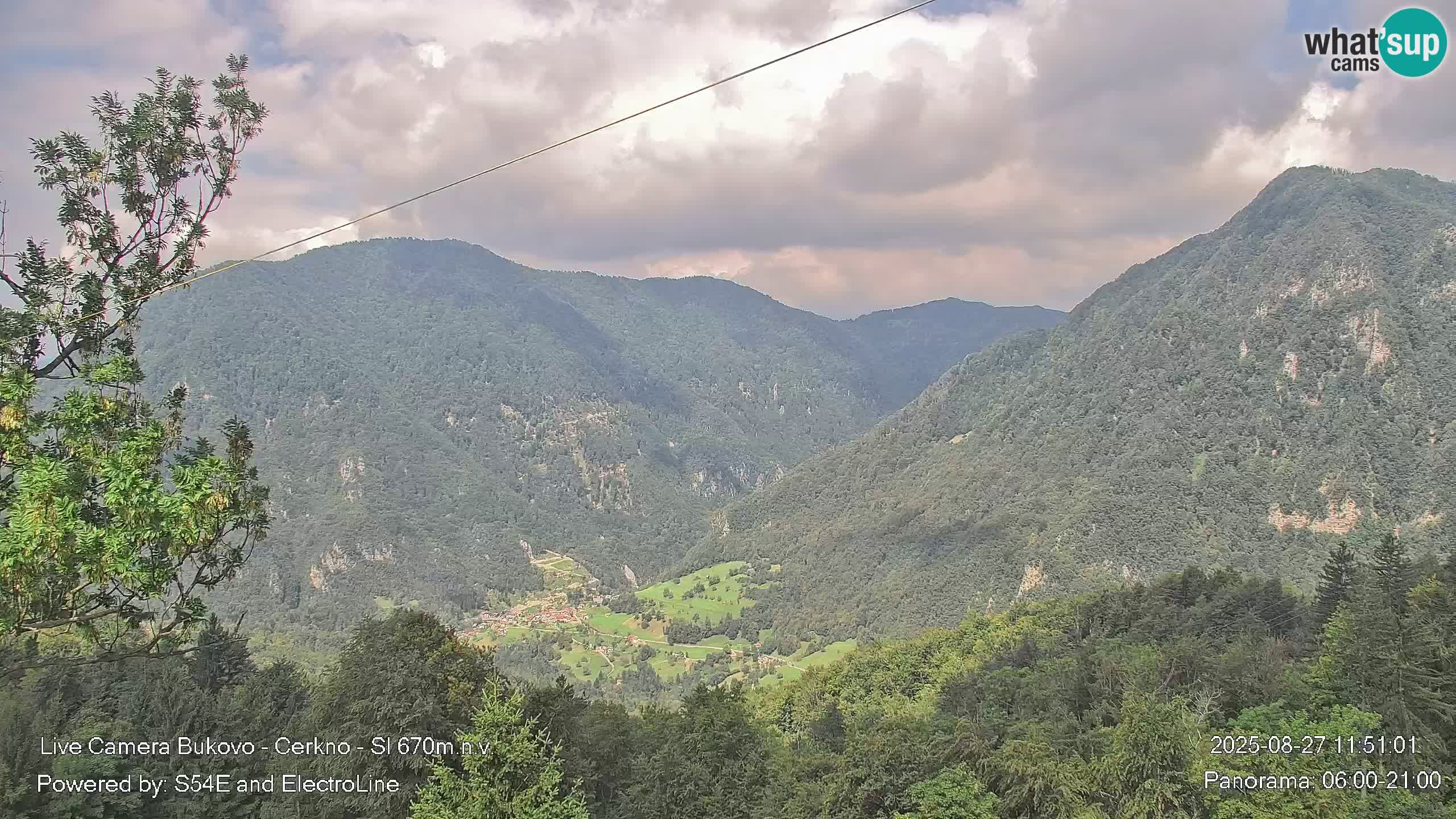 Webcam en vivo Bukovo – Baška grapa | Cerkno | Eslovenia
