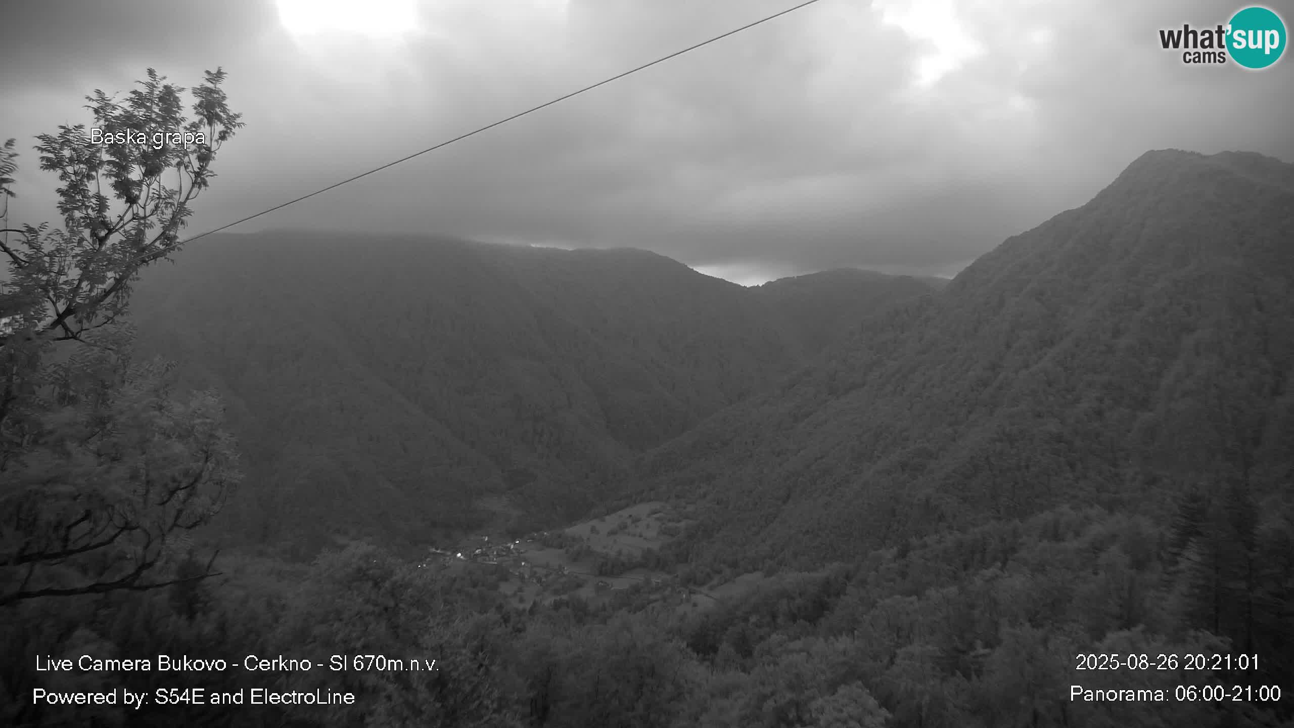Webcam Bukovo – Baška grapa | Cerkno | Slovénie