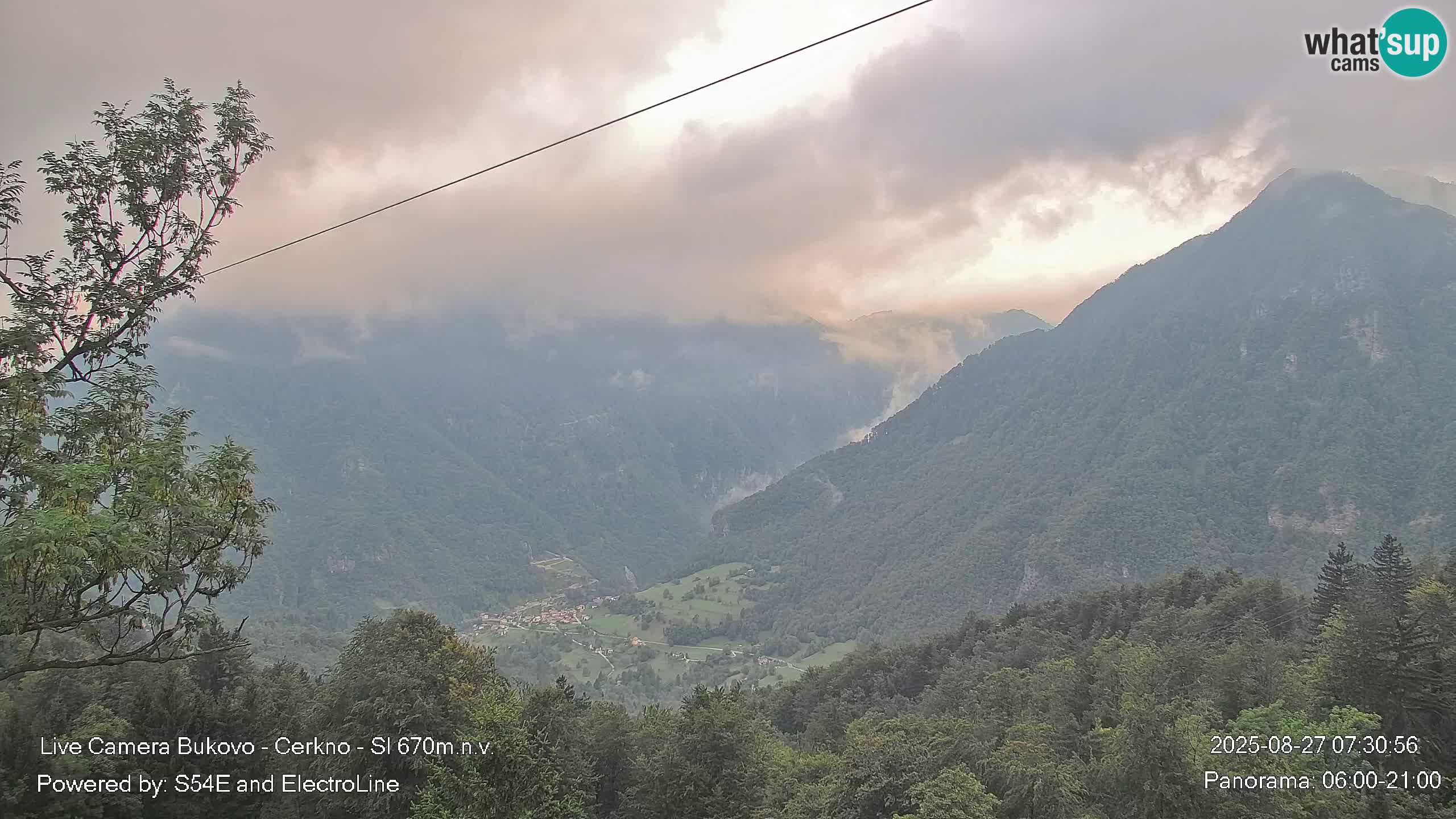 Webcam Bukovo – Baška grapa | Cerkno | Slovenia