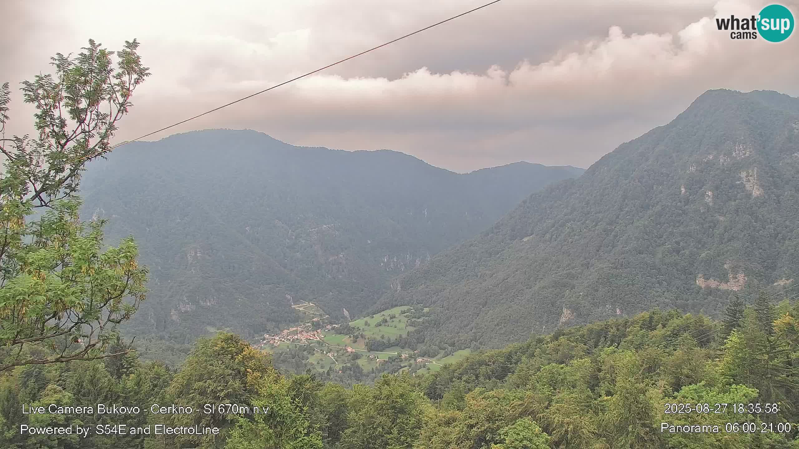 Webcam en vivo Bukovo – Baška grapa | Cerkno | Eslovenia