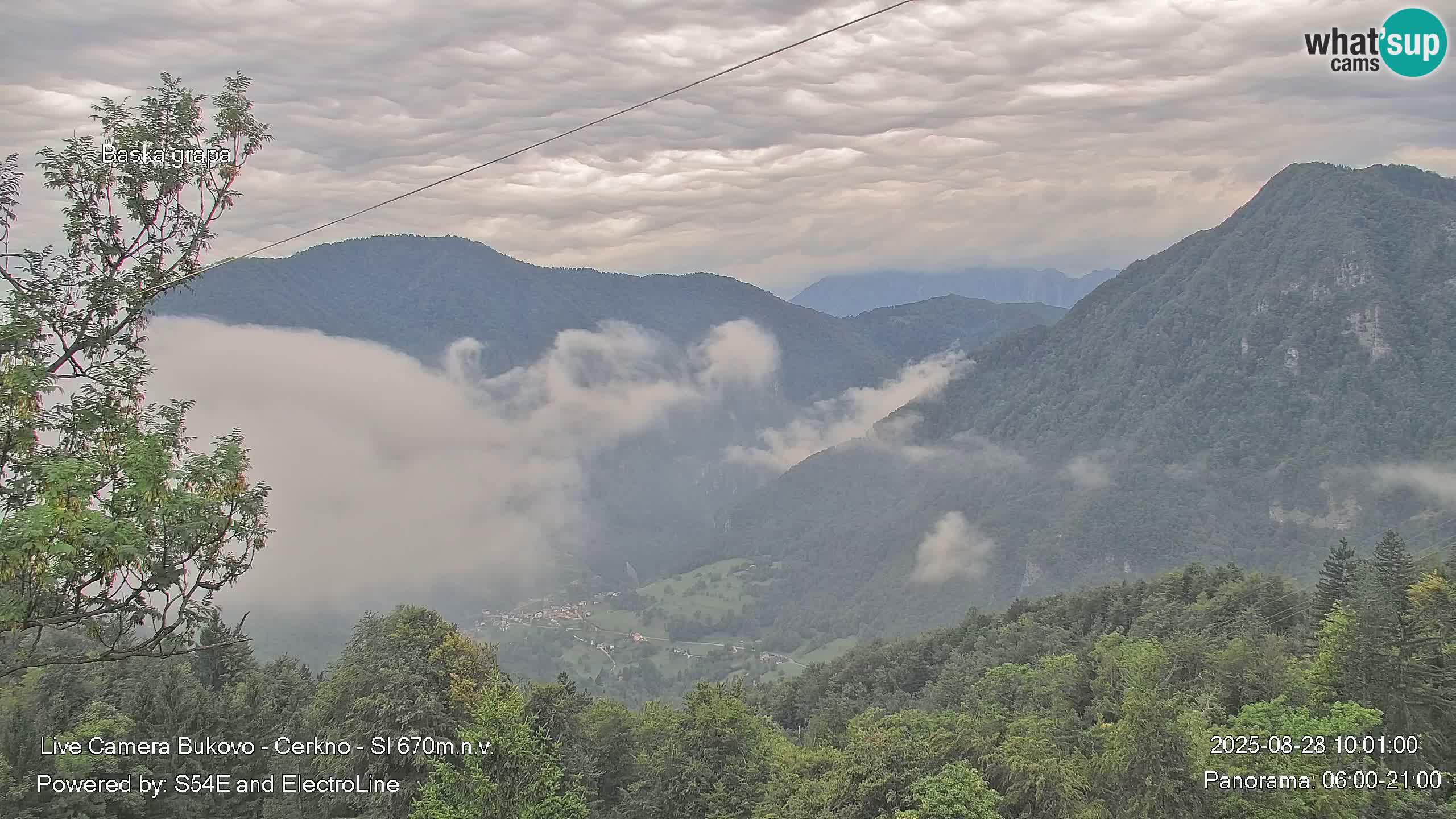 Bukovo Webcam – Baška grapa | Cerkno | Slowenien