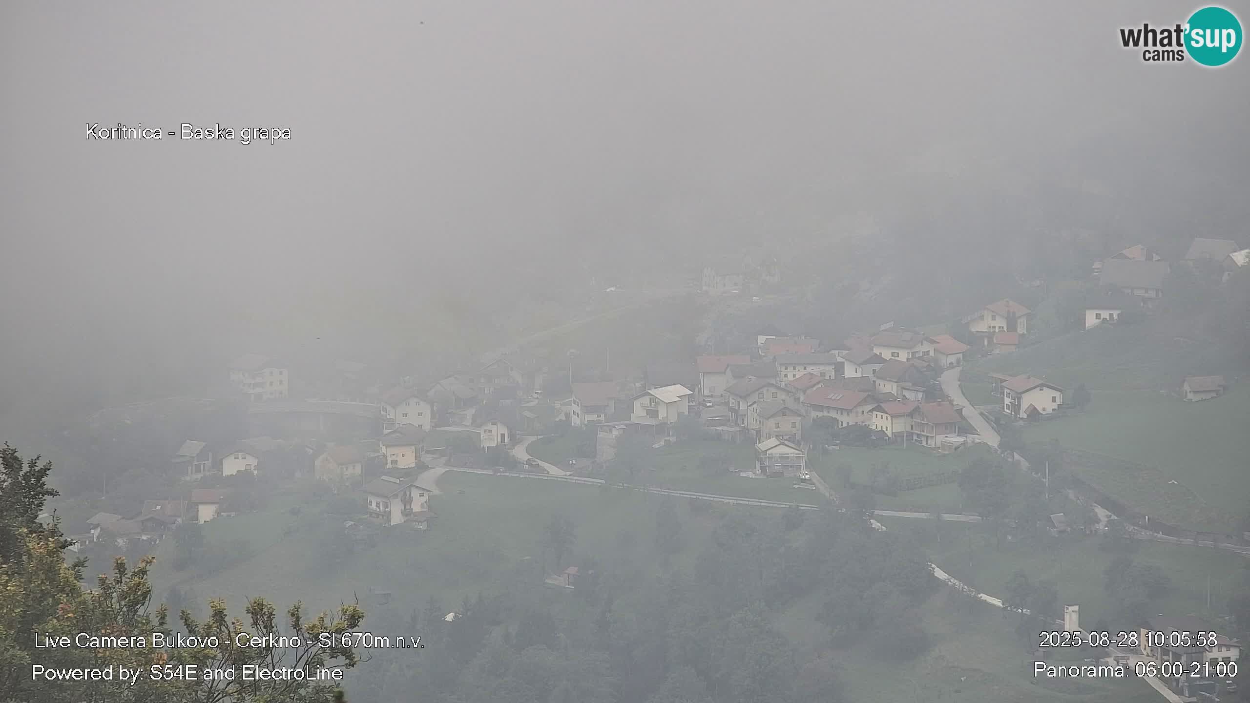 Web kamera Bukovo – Baška grapa | Cerkno | Slovenija