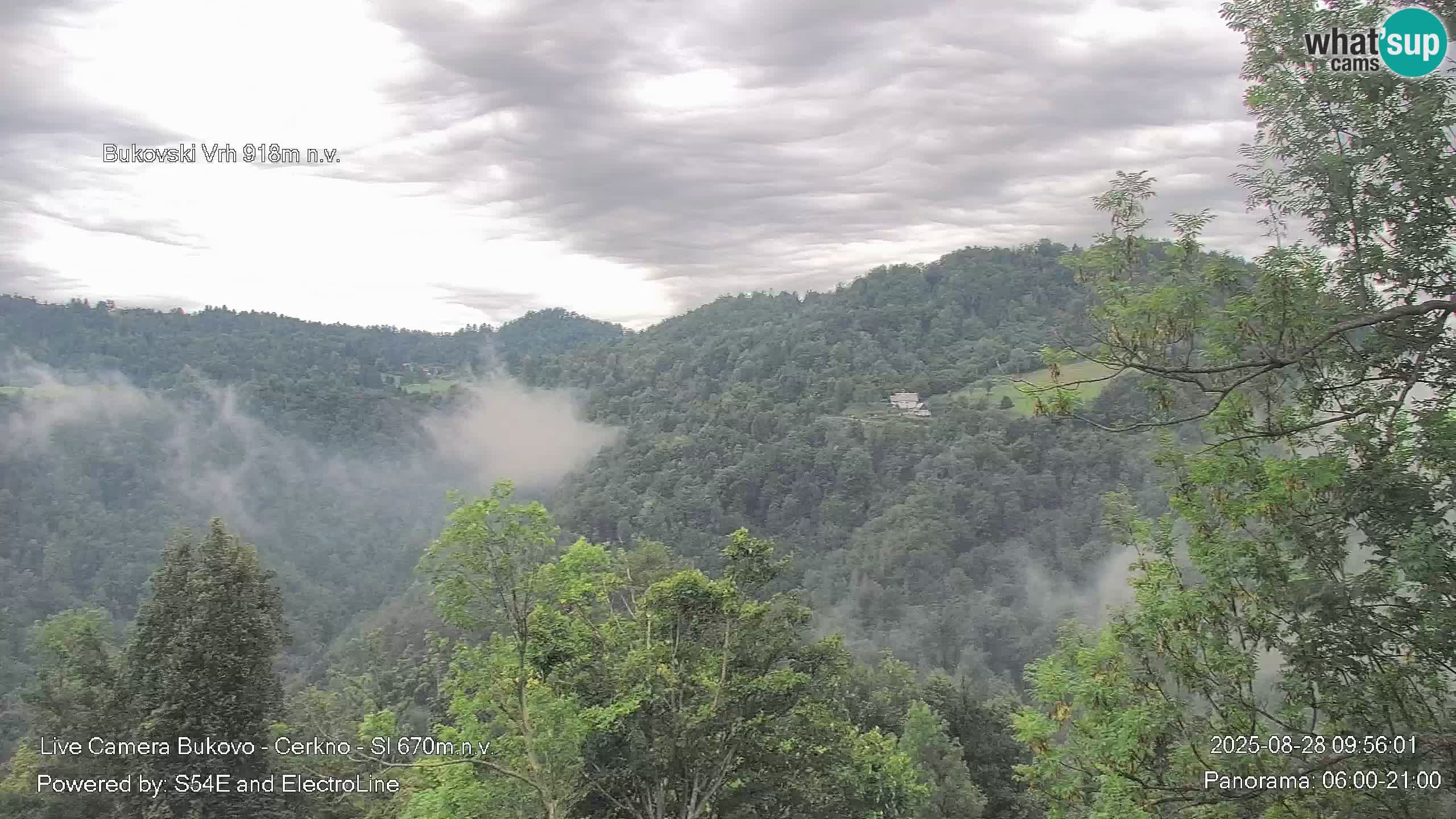 Webcam Bukovo – Baška grapa | Cerkno | Slovénie
