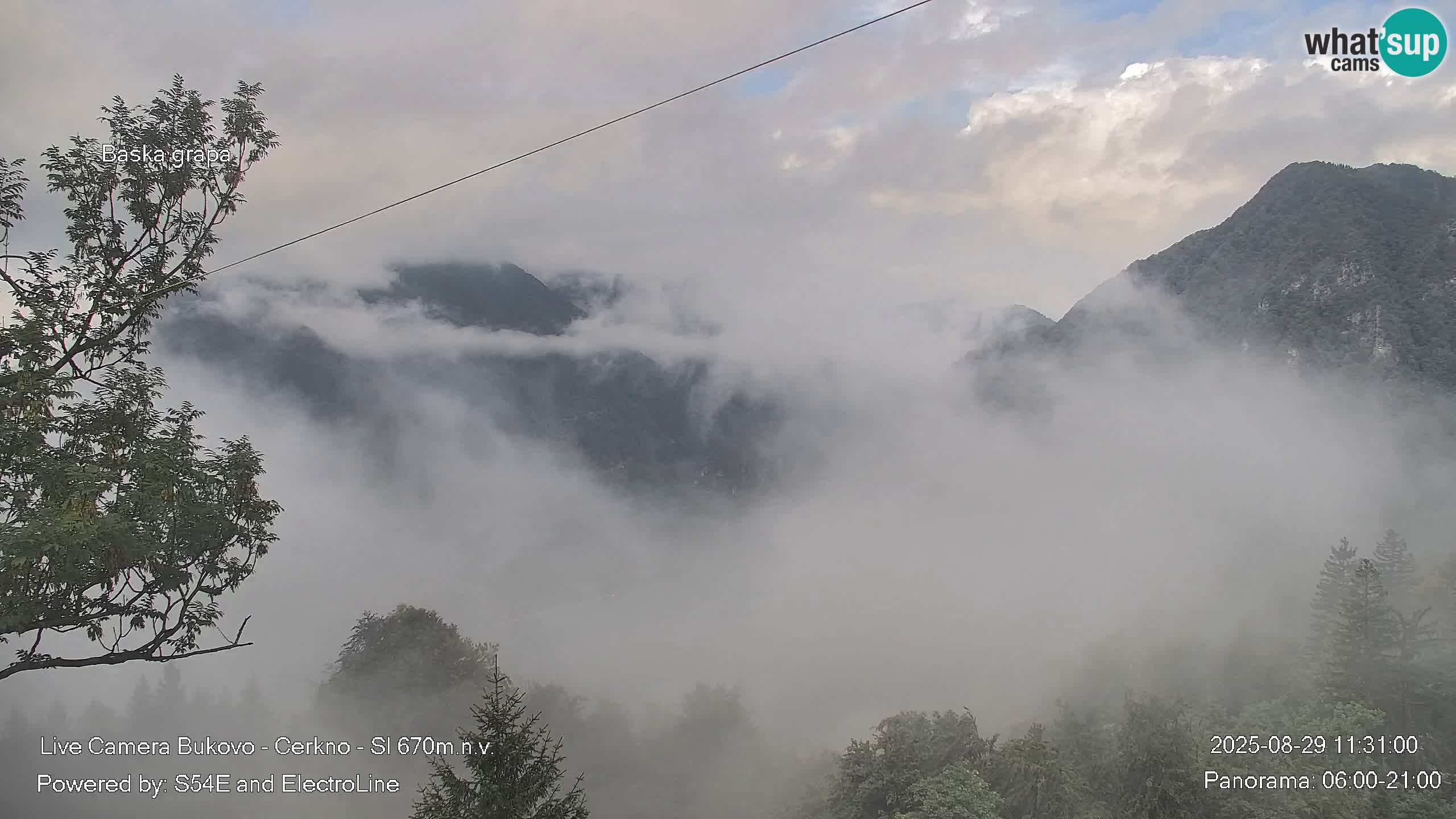 Webcam Bukovo – Baška grapa | Cerkno | Slovenia