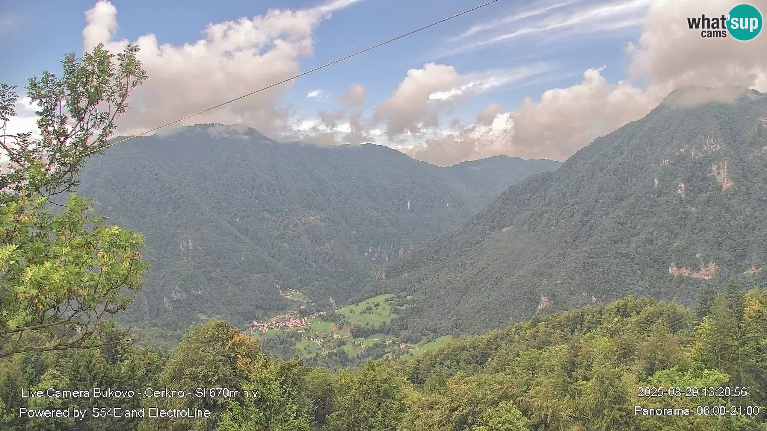 Bukovo Webcam – Baška grapa | Cerkno | Slowenien