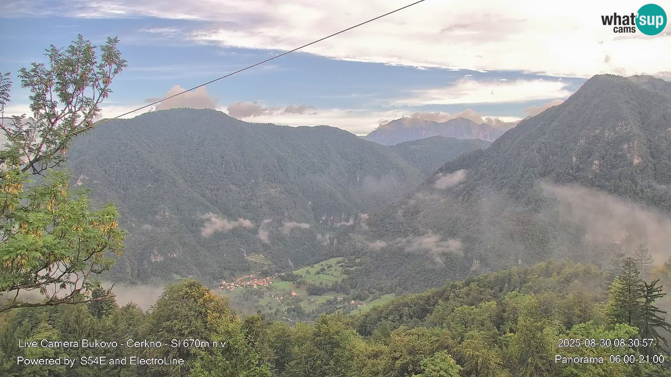 Webcam en vivo Bukovo – Baška grapa | Cerkno | Eslovenia