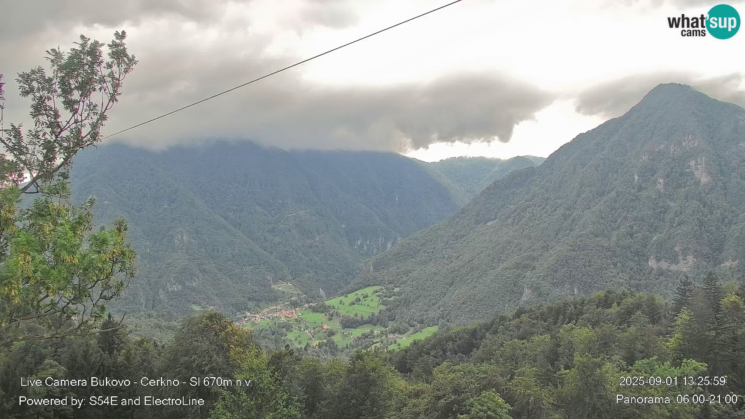 Webcam Bukovo – Baška grapa | Cerkno | Slovenia