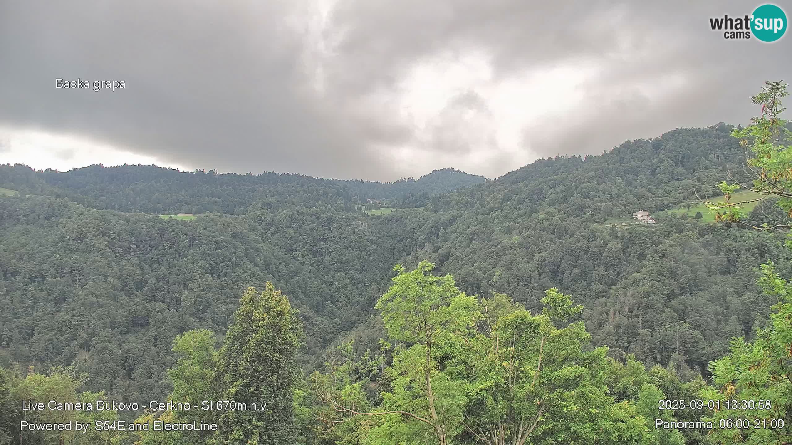 Webcam Bukovo – Baška grapa | Cerkno | Slovenia