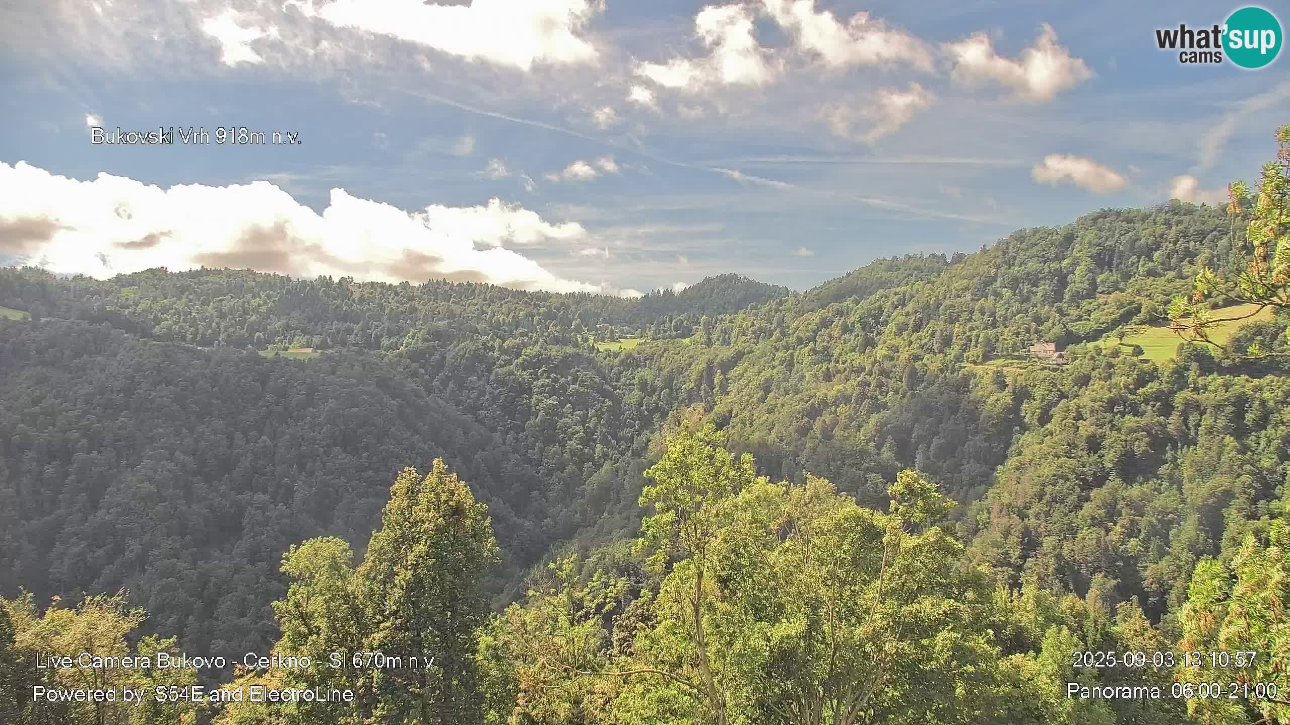 Webcam Bukovo – Baška grapa | Cerkno | Slovénie