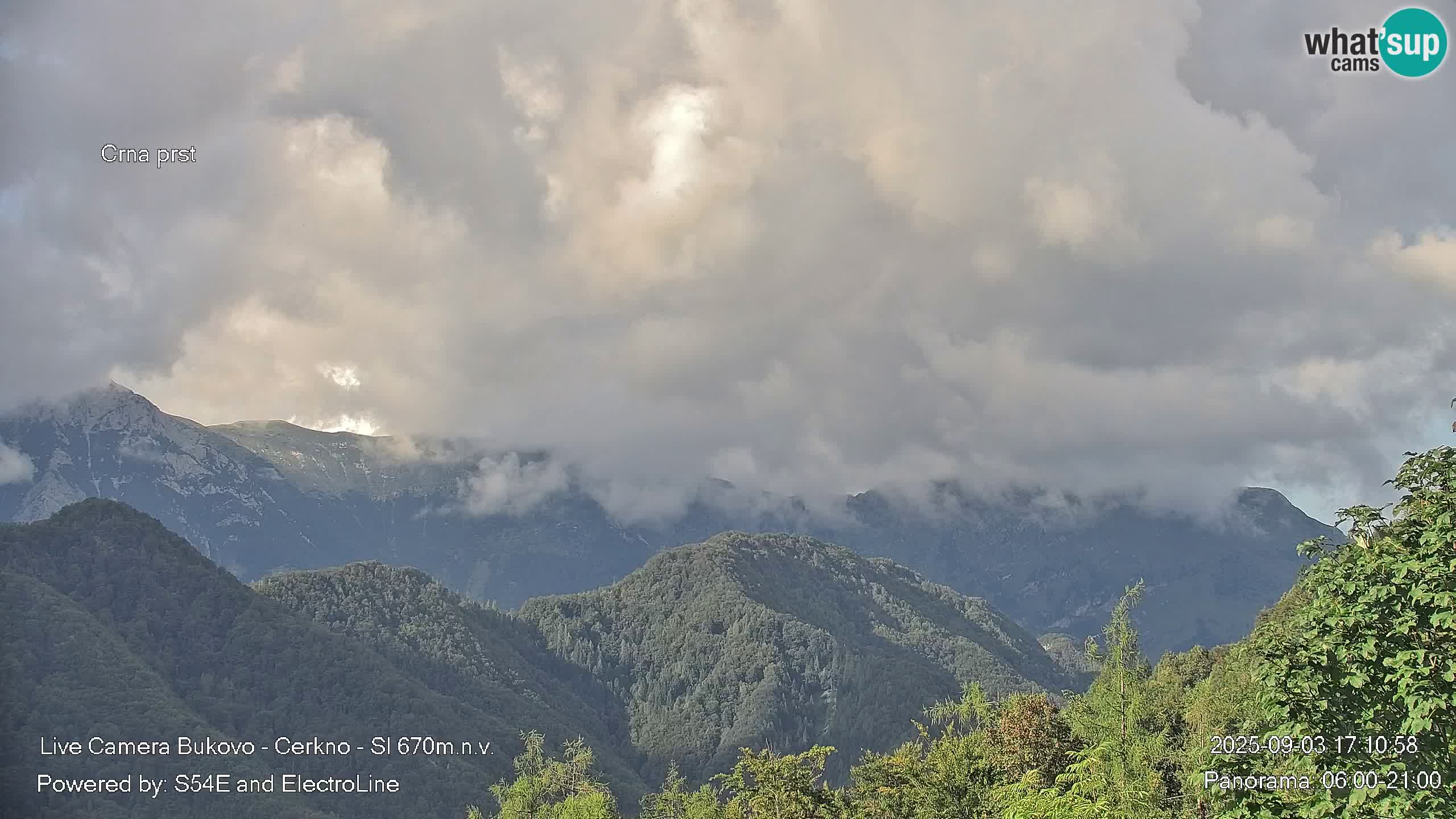 Webcam Bukovo – Baška grapa | Cerkno | Slovénie