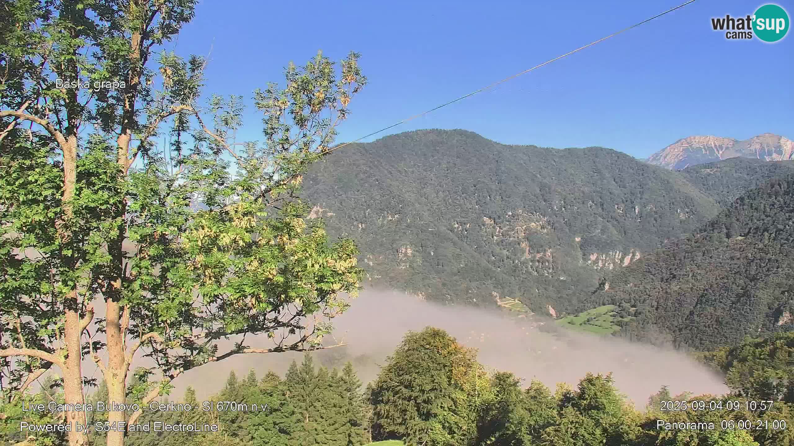 Webcam en vivo Bukovo – Baška grapa | Cerkno | Eslovenia