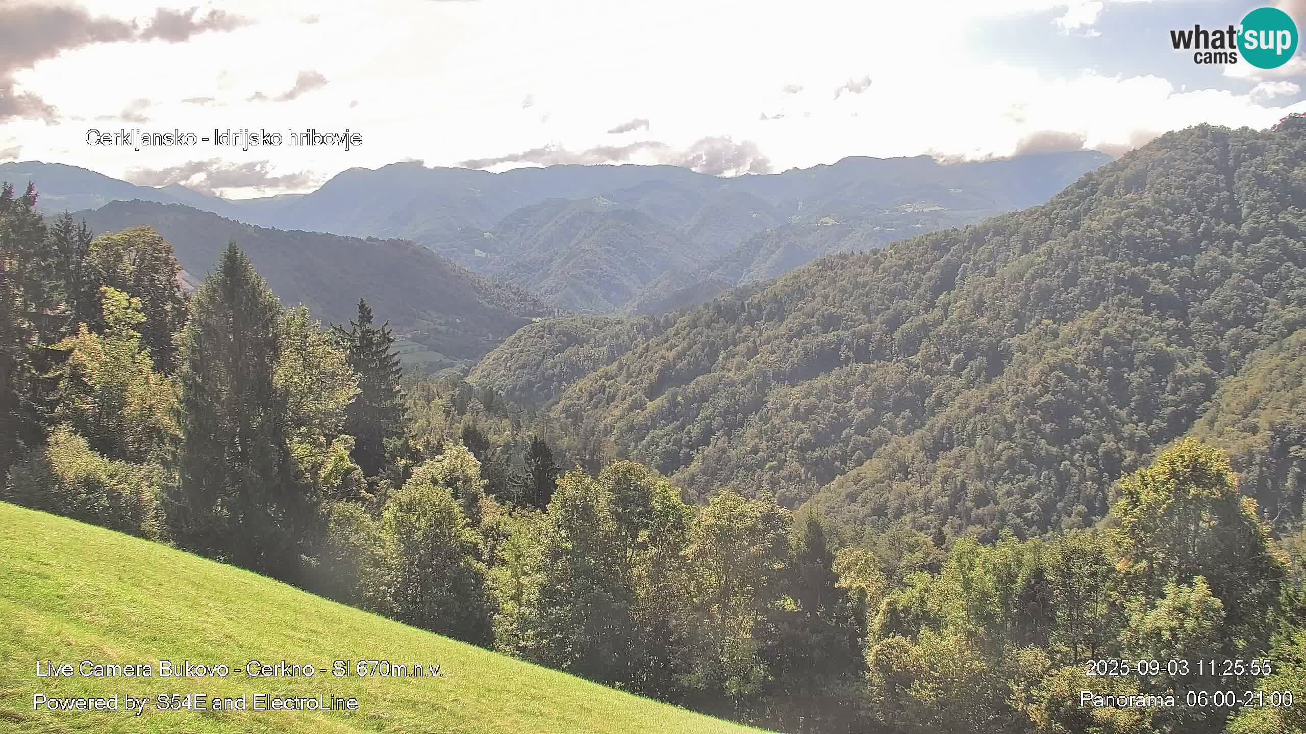 Web kamera Bukovo – Baška grapa | Cerkno | Slovenija