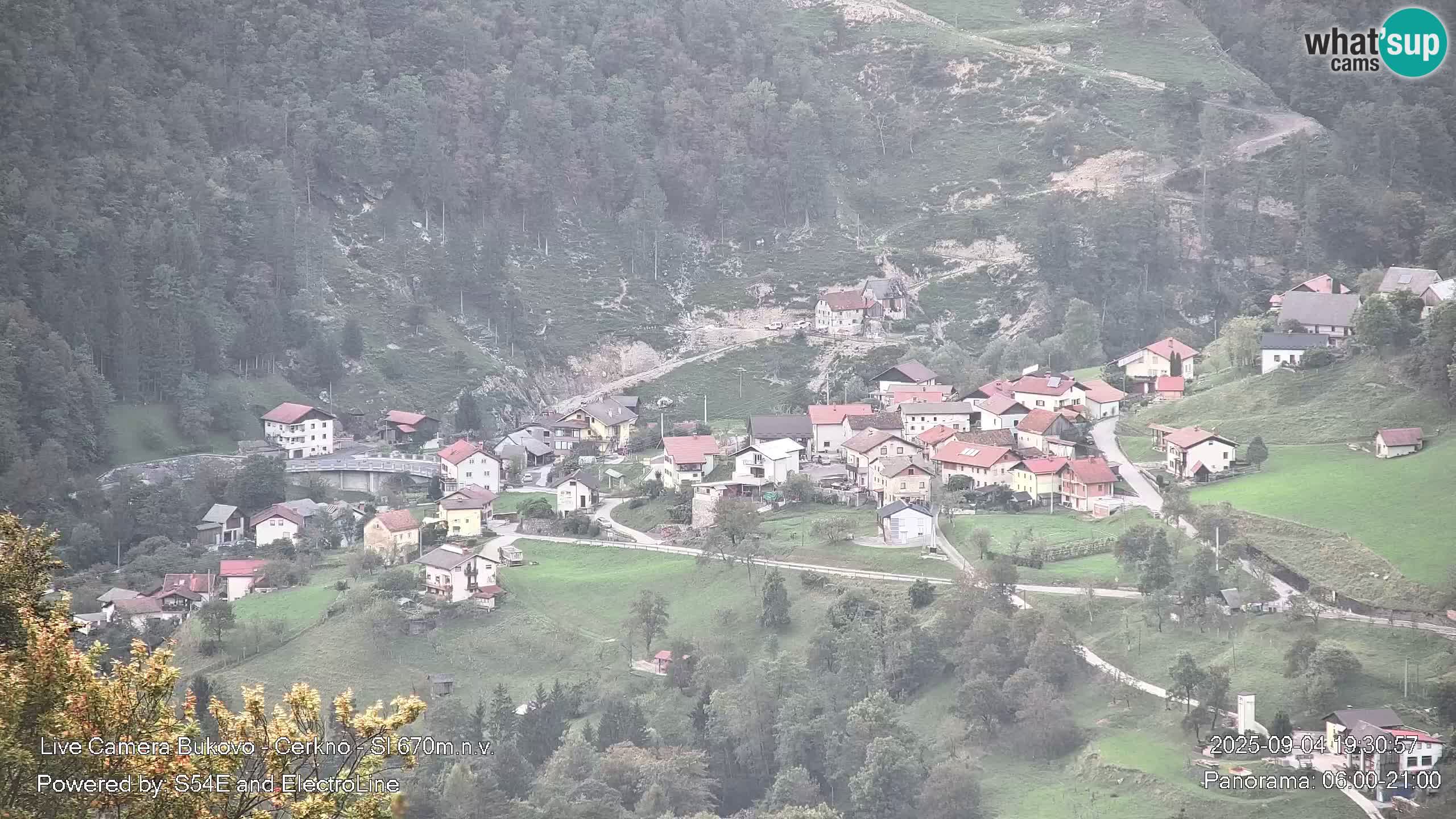 Web kamera Bukovo – Baška grapa | Cerkno | Slovenija