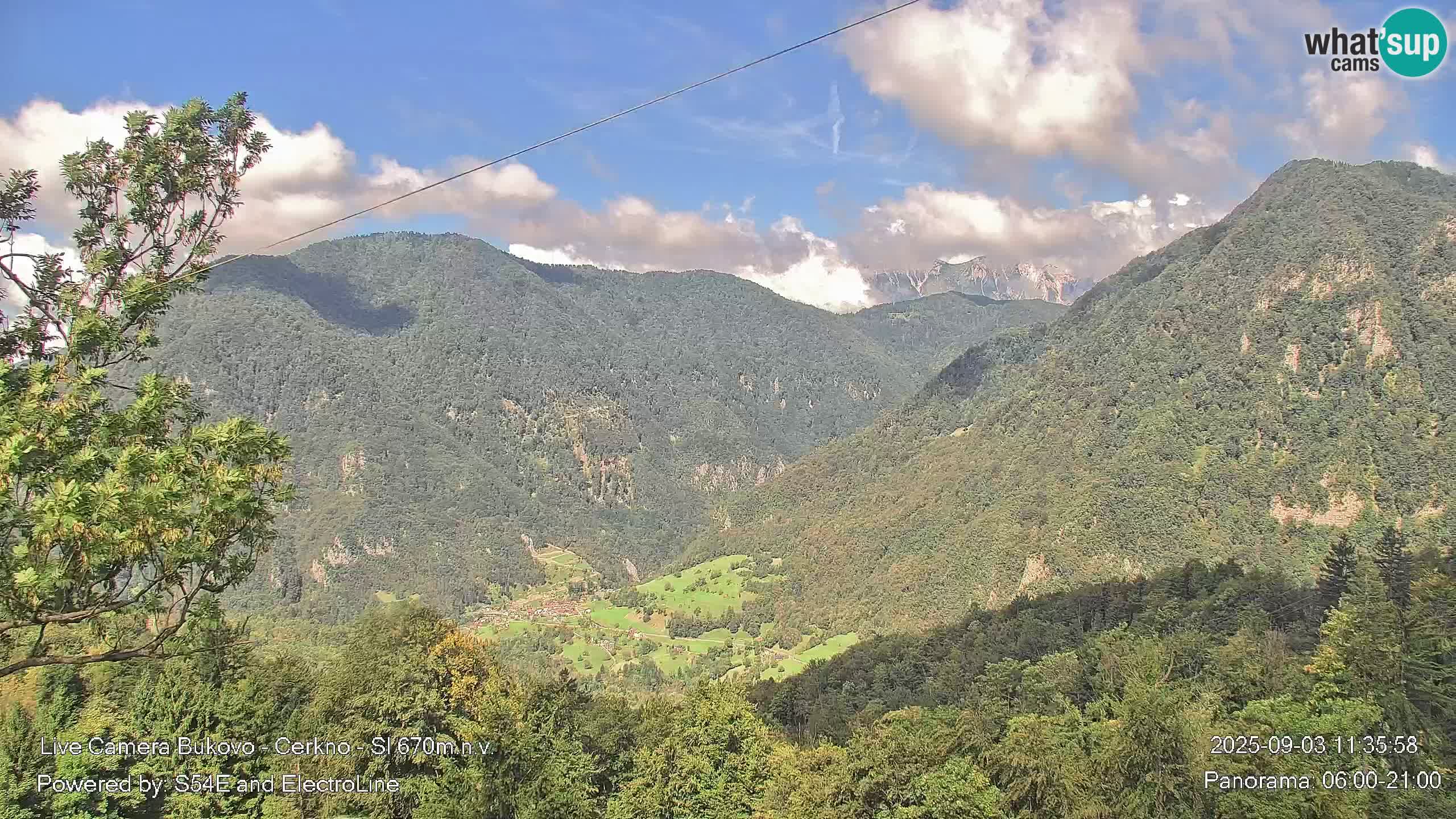 Webcam Bukovo – Baška grapa | Cerkno | Slovénie