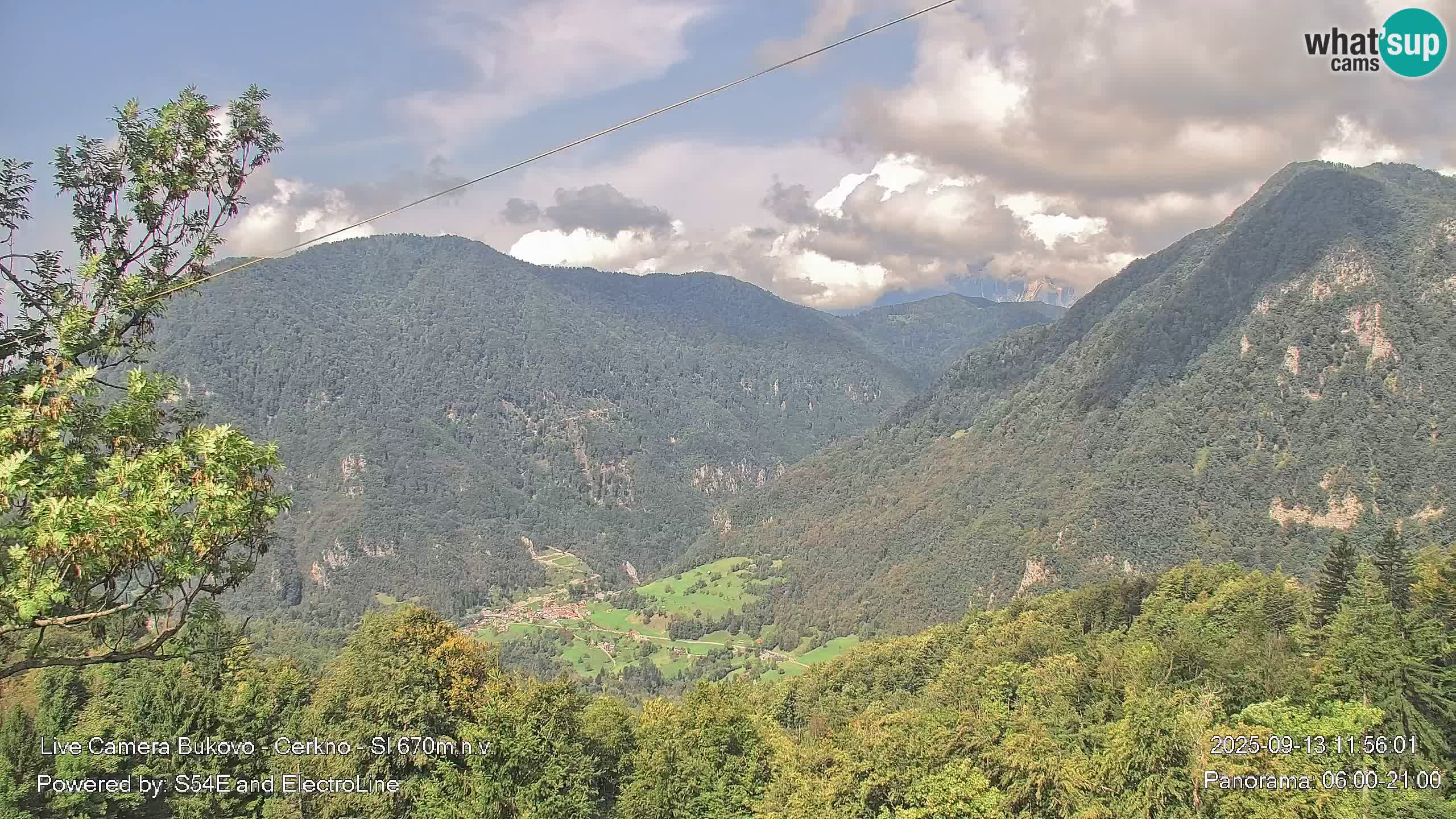 Webcam Bukovo – Baška grapa | Cerkno | Slovenia