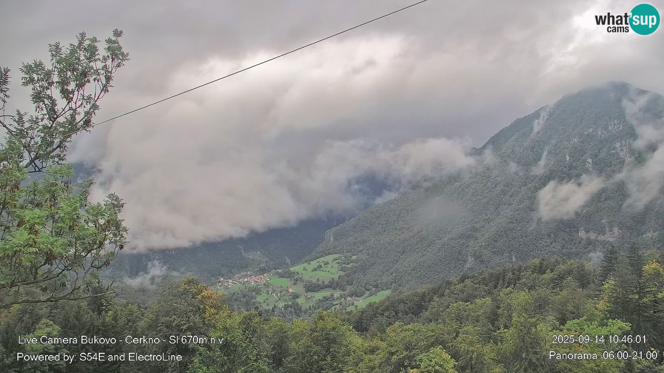Web kamera Bukovo – Baška grapa | Cerkno | Slovenija