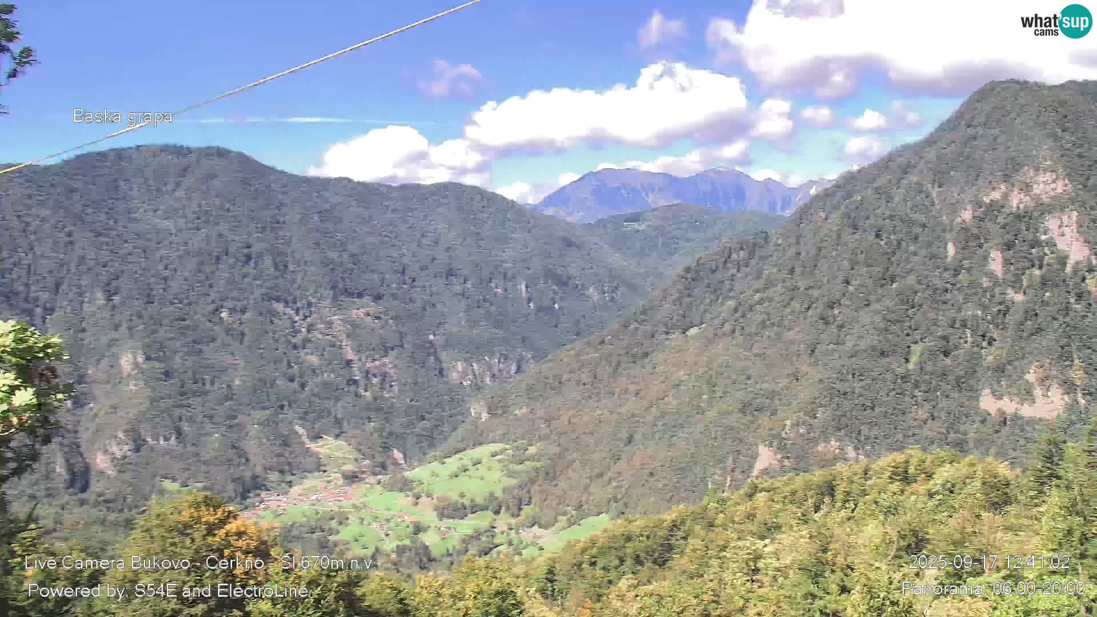 Webcam Bukovo – Baška grapa | Cerkno | Slovénie