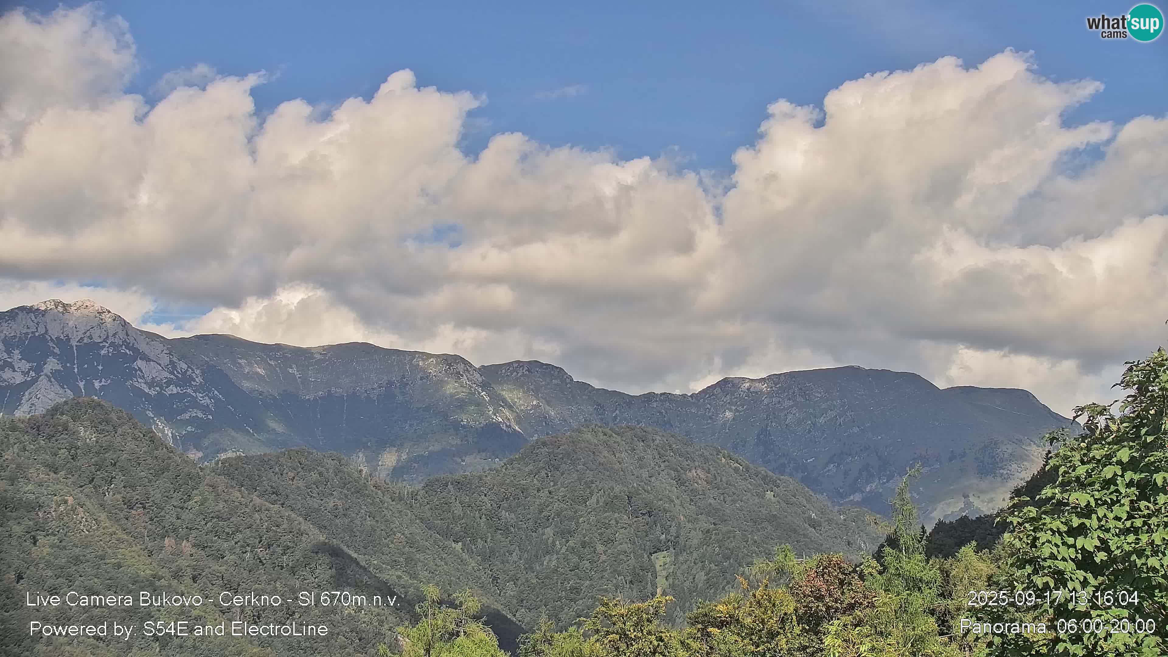 Webcam Bukovo – Baška grapa | Cerkno | Slovénie