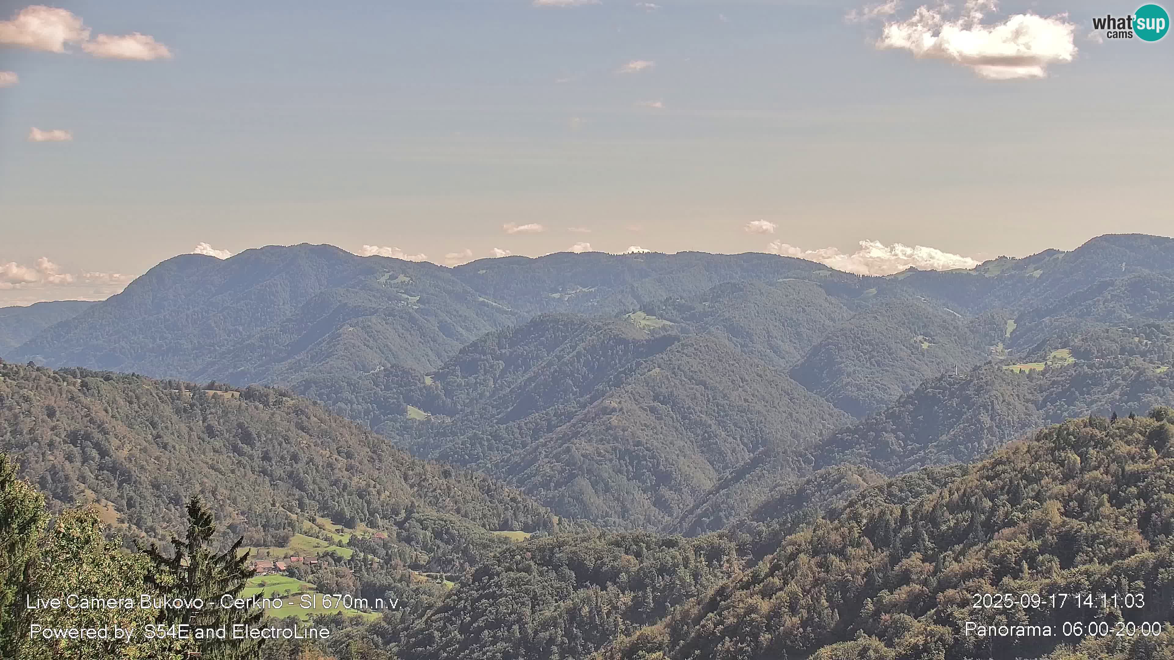 Webcam Bukovo – Baška grapa | Cerkno | Slovénie