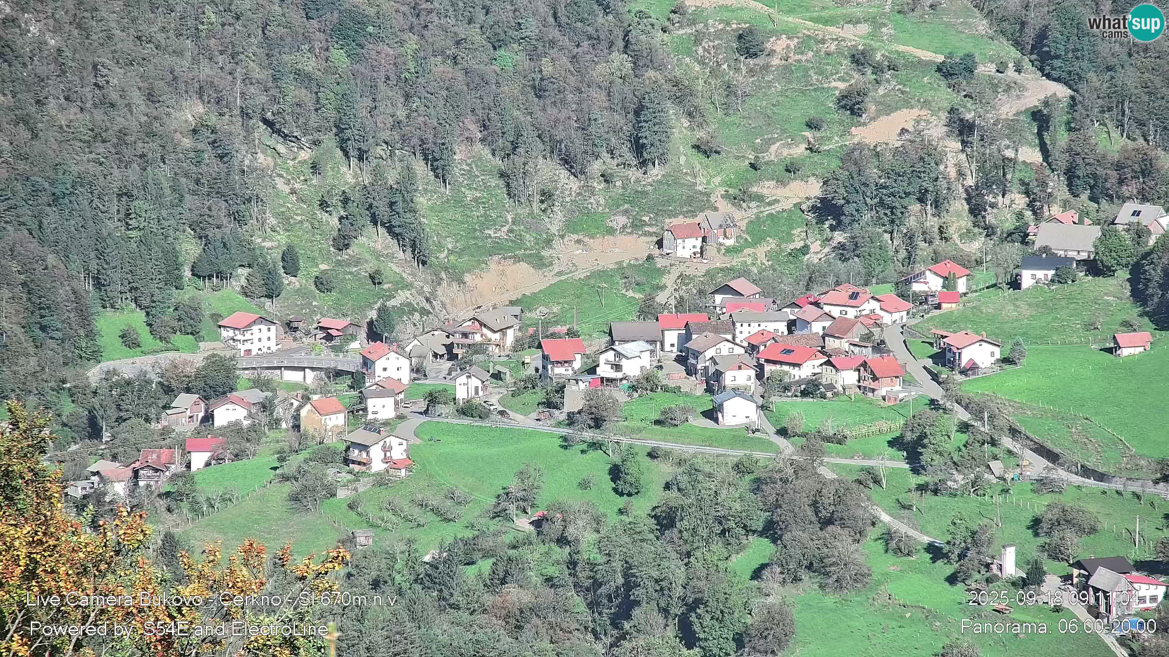 Webcam Bukovo – Baška grapa | Cerkno | Slovenia