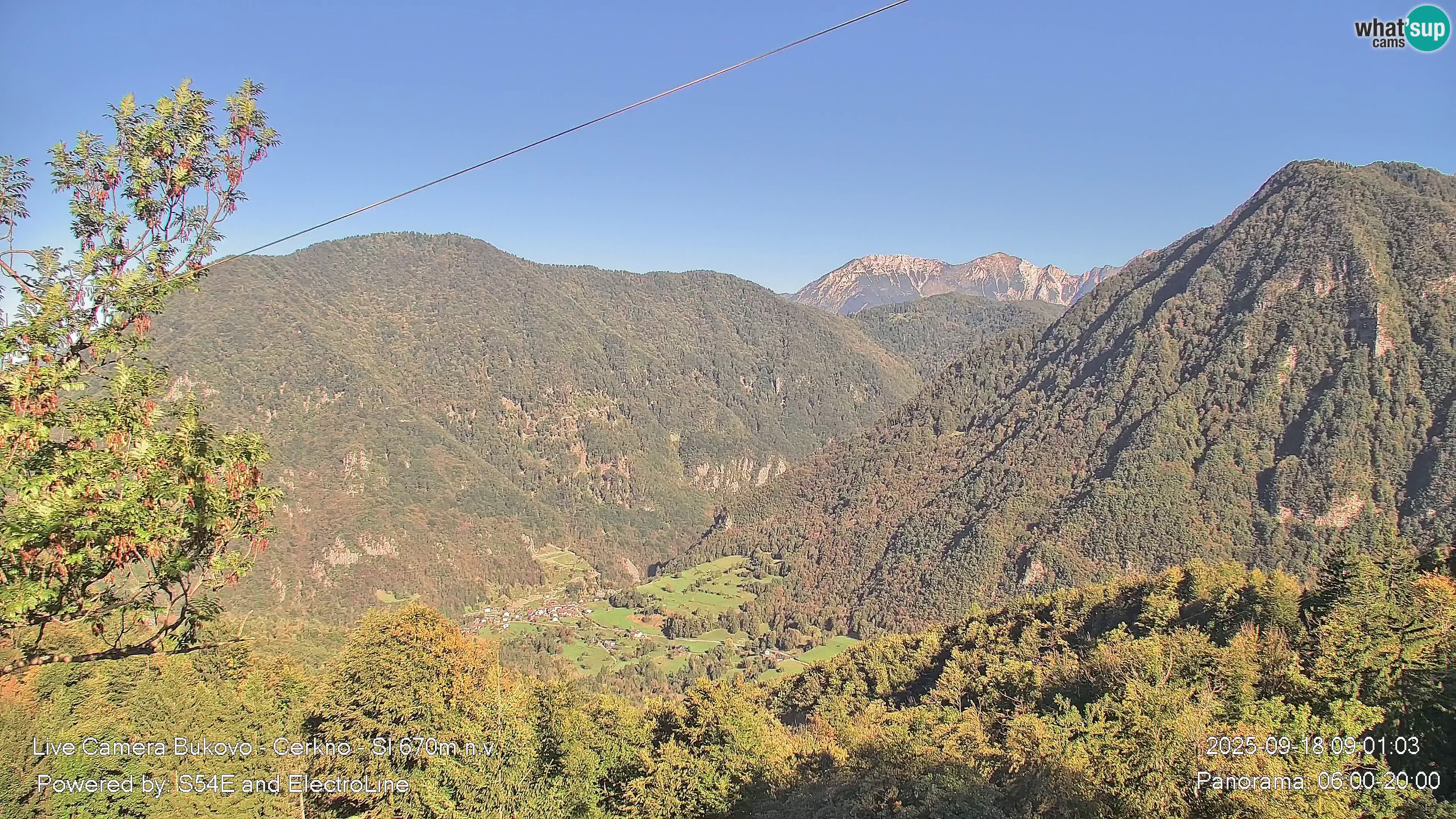Webcam en vivo Bukovo – Baška grapa | Cerkno | Eslovenia
